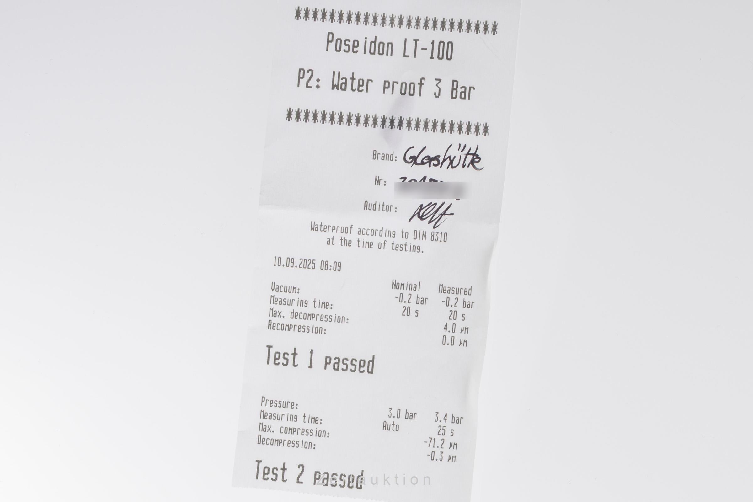 Glashütte Spezimat steel automatic men's watch 1031-46-30-04  [2504359]