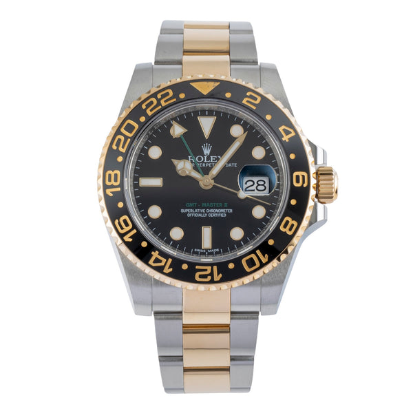 Rolex GMT-Master II acero / oro automático reloj para caballeros 116713LN  [2504360]