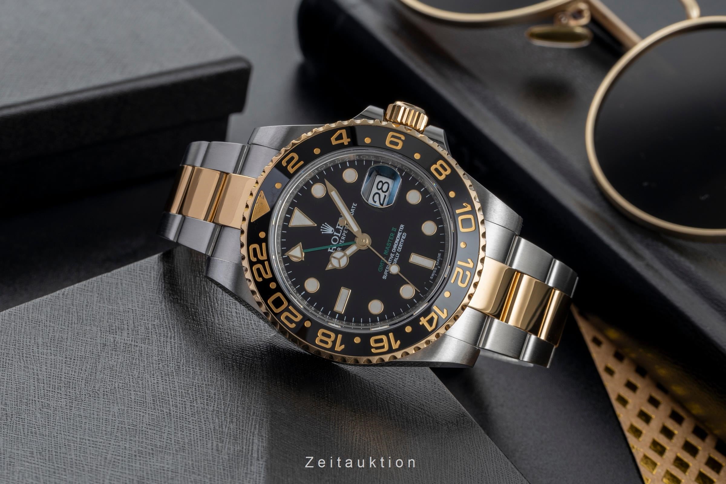 Rolex GMT-Master II acero / oro automático reloj para caballeros 116713LN  [2504360]