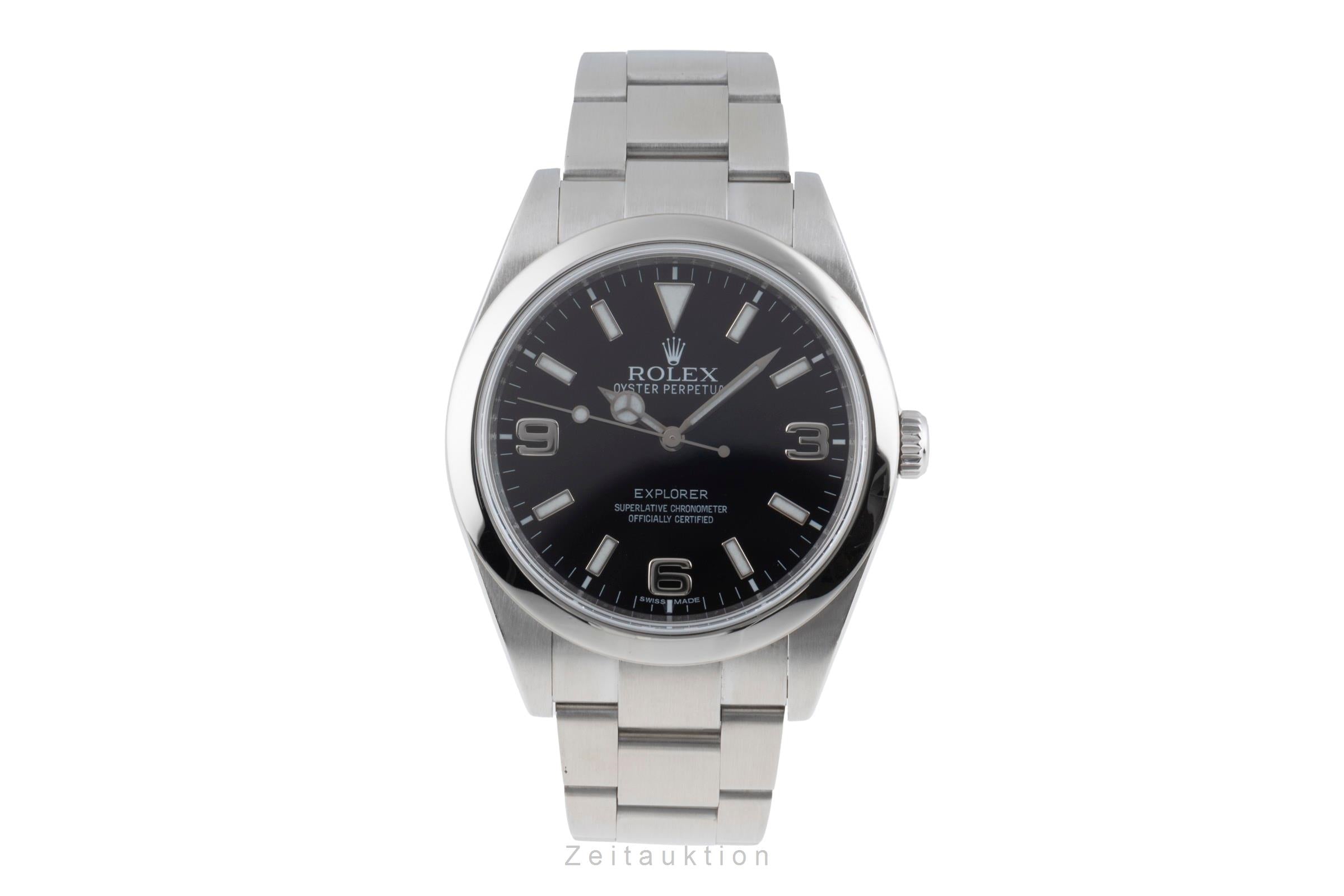 Rolex Explorer steel automatic men's watch 214270  [2504361]