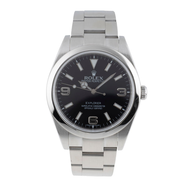 Rolex Explorer steel automatic men's watch 214270  [2504361]