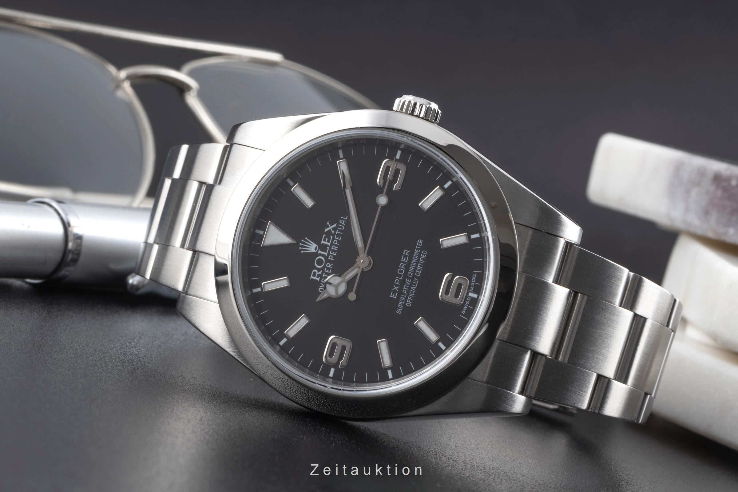 Rolex Explorer steel automatic men's watch 214270  [2504361]