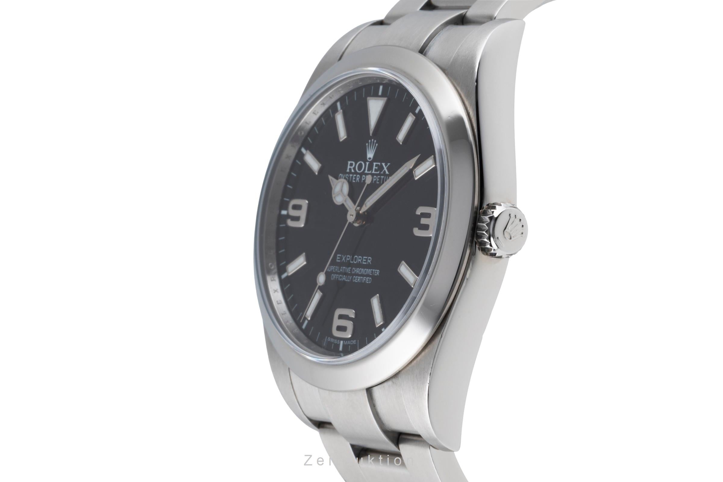 Rolex Explorer steel automatic men's watch 214270  [2504361]