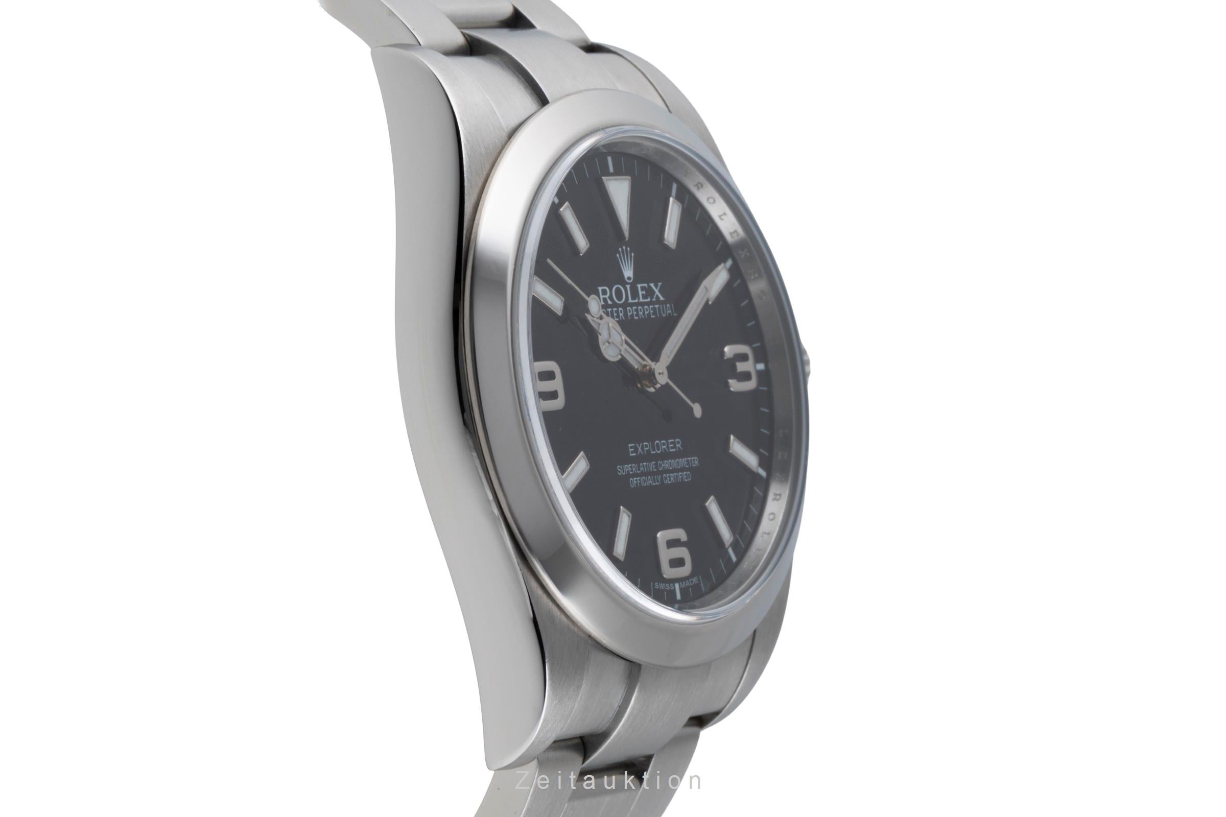 Rolex Explorer steel automatic men's watch 214270  [2504361]