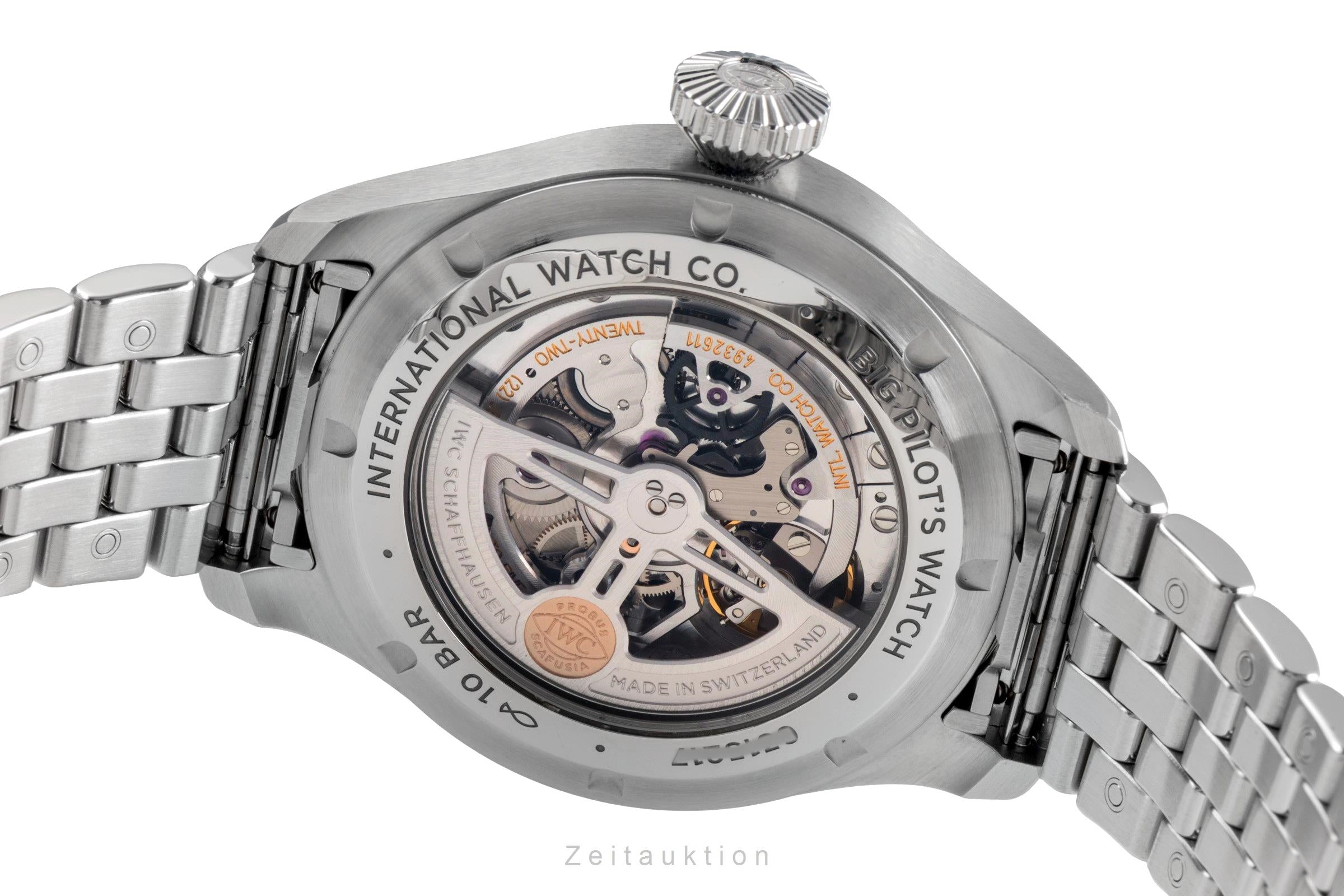 IWC Big Pilot acciaio automatismo orologio da uomo IW329304 LP: 10600EUR  [2504362]