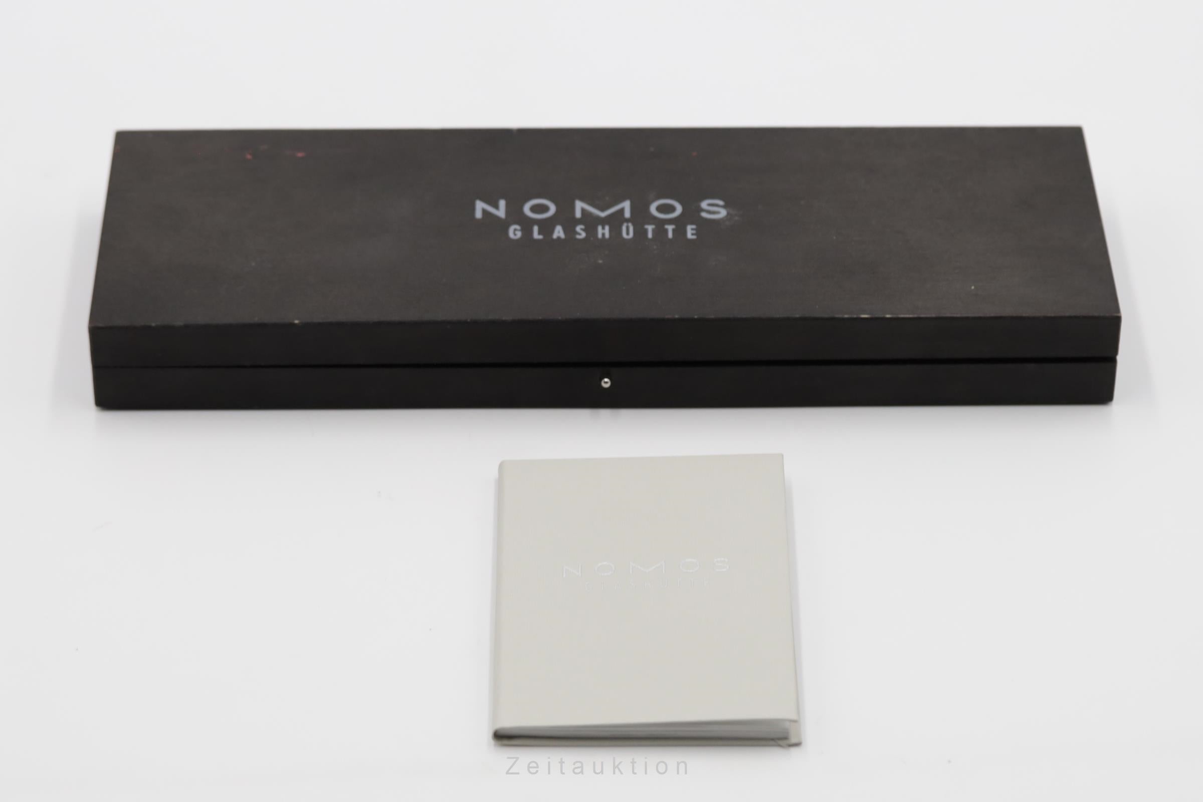 Nomos Glashütte Tangomat Datum Stahl Automatik Herrenuhr Ref. 602 B&P 2007 [2504365]