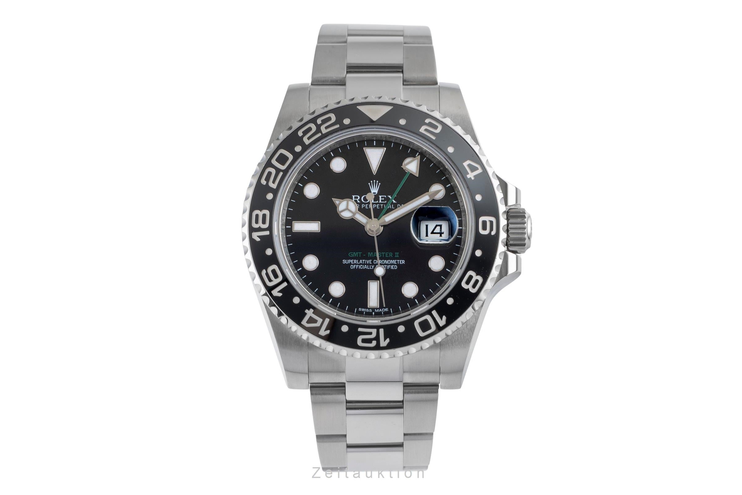 Rolex GMT-Master II steel automatic men's watch 116710LN  [2504371]