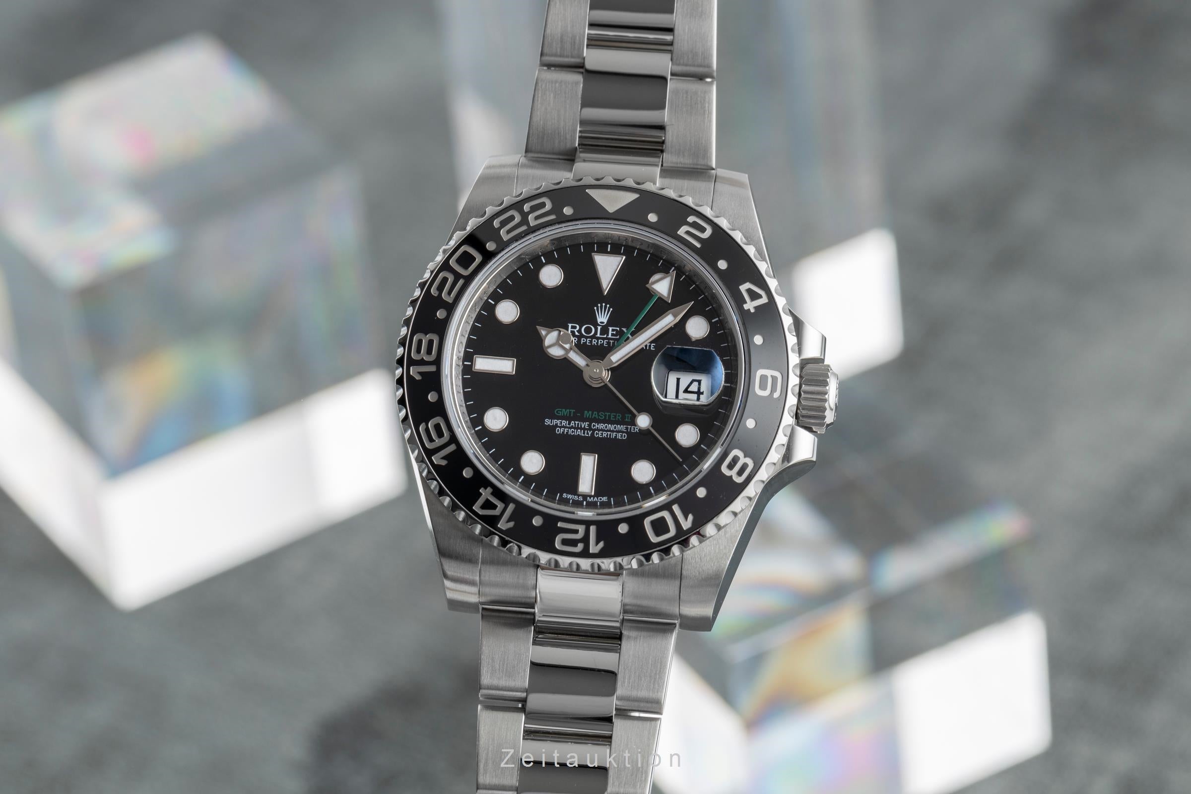 Rolex GMT-Master II steel automatic men's watch 116710LN  [2504371]