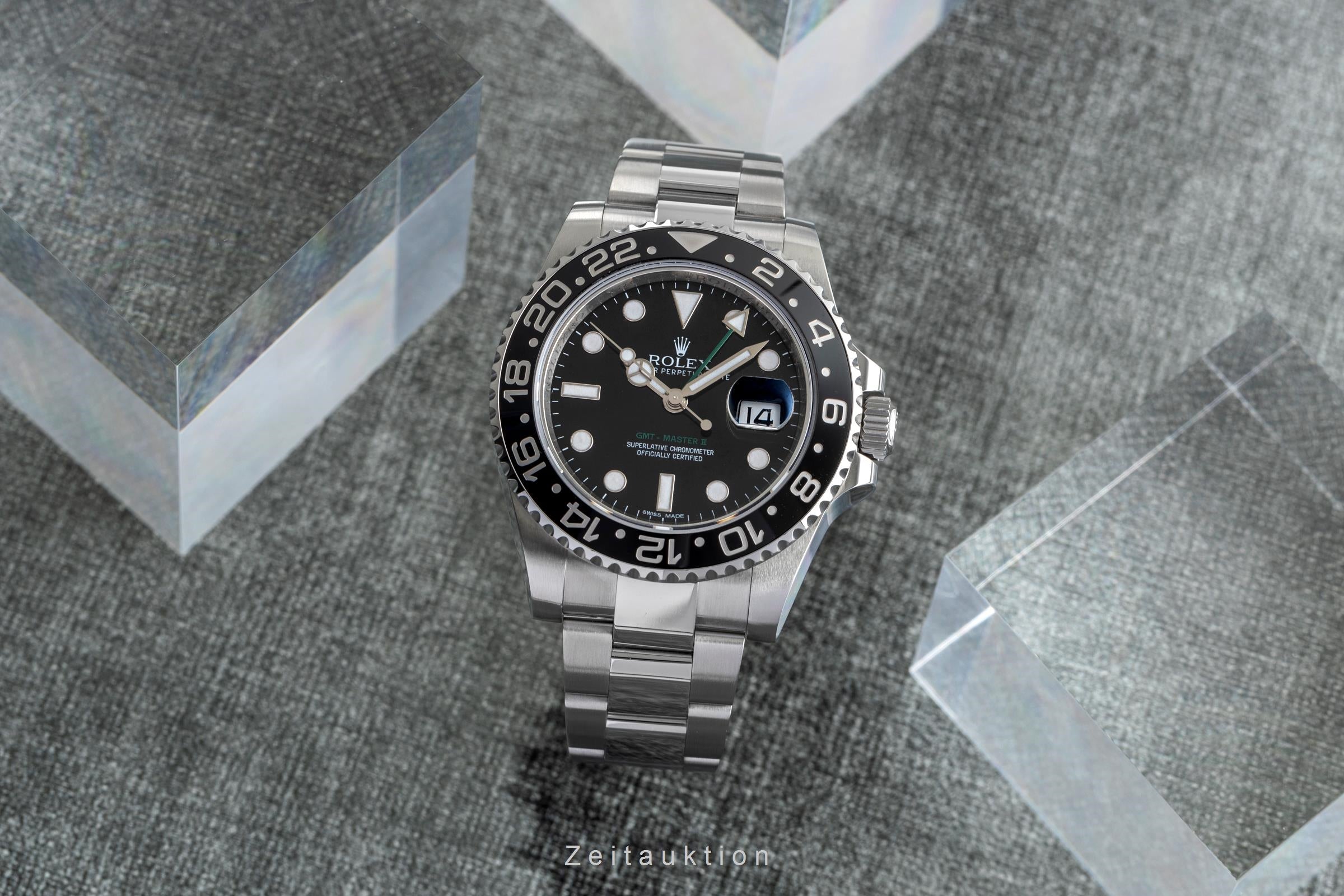 Rolex GMT-Master II steel automatic men's watch 116710LN  [2504371]