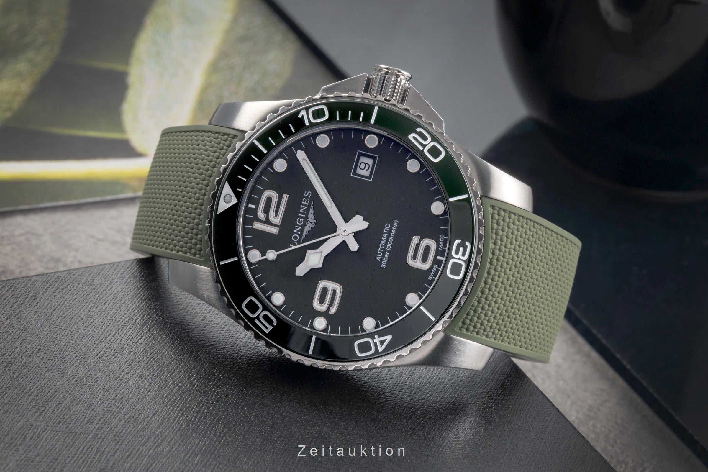 Longines Hydro Conquest steel automatic men's watch L3.781.4.06.9  [2504373]