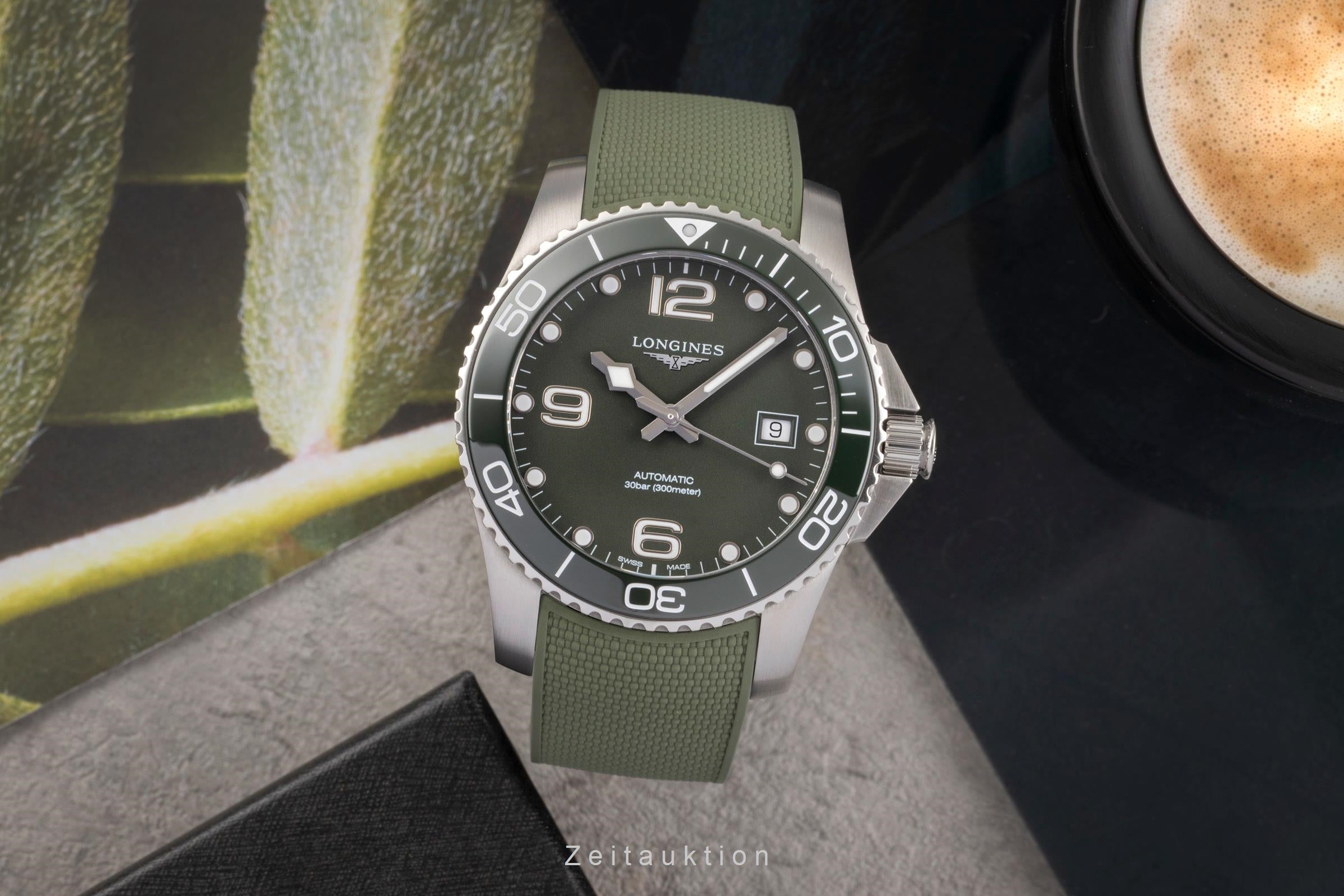 Longines Hydro Conquest steel automatic men's watch L3.781.4.06.9  [2504373]