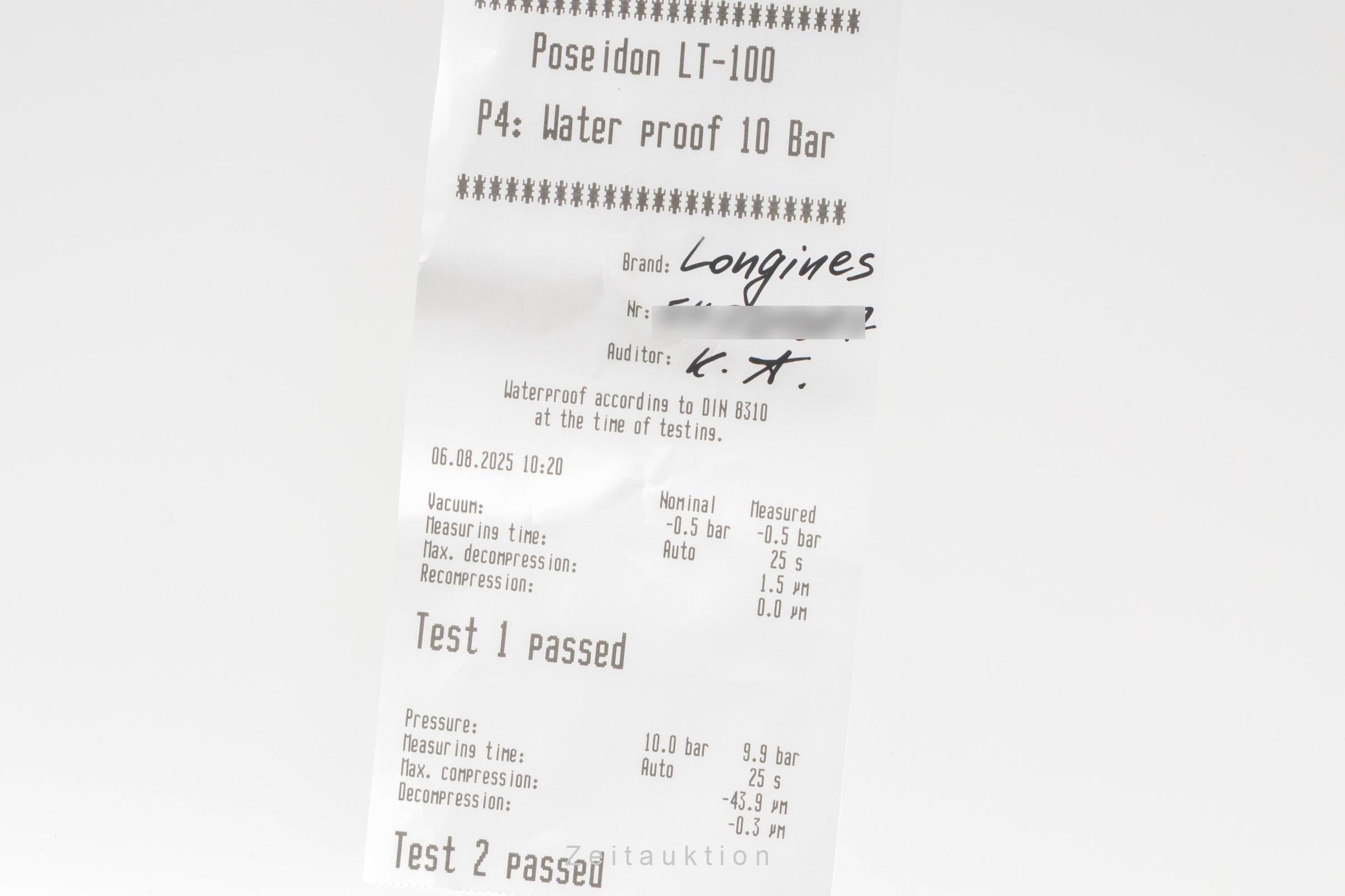 Longines Hydro Conquest steel automatic men's watch L3.781.4.06.9  [2504373]