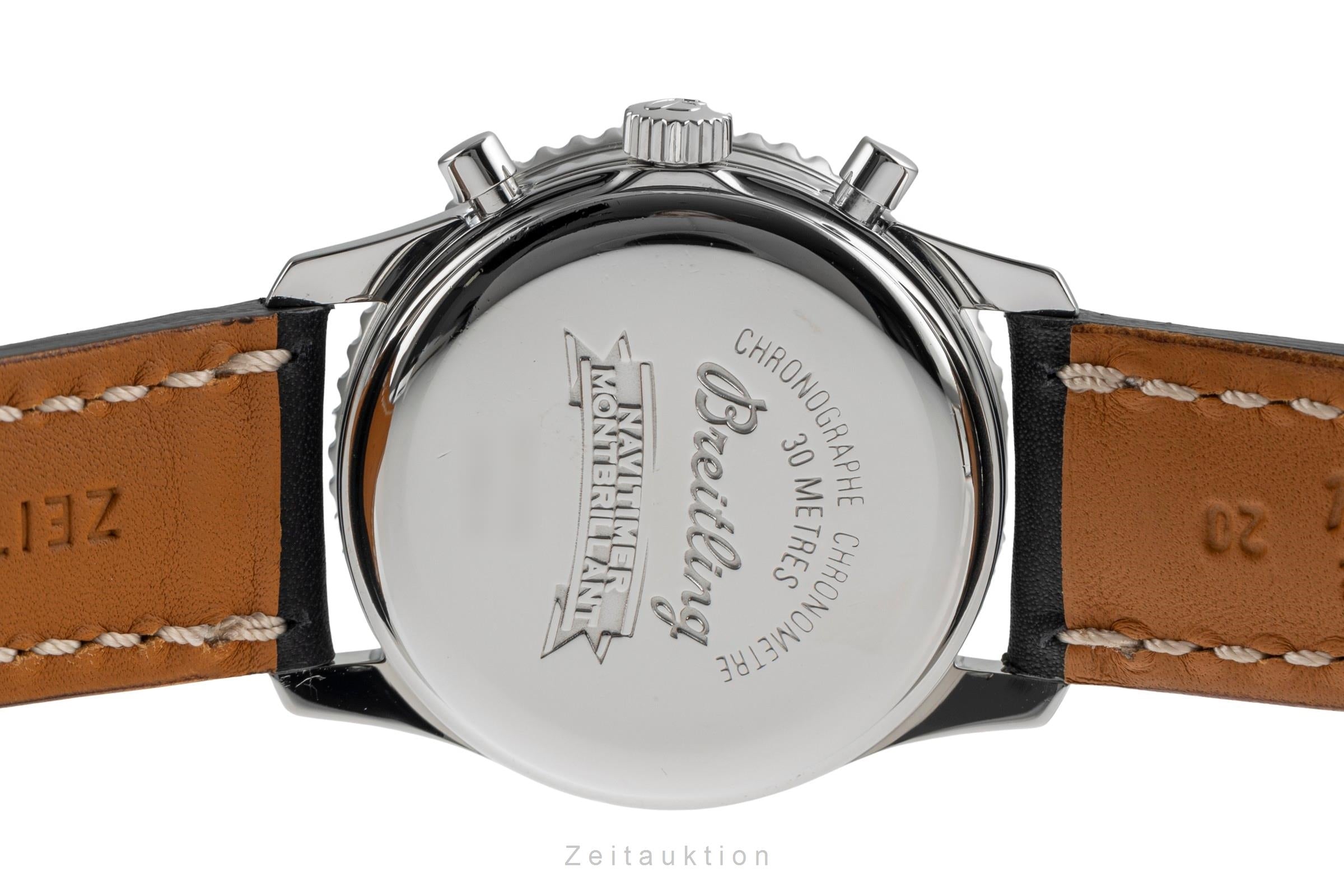 Breitling Montbrillant chronograph steel automatic men's watch A41330  [2504374]