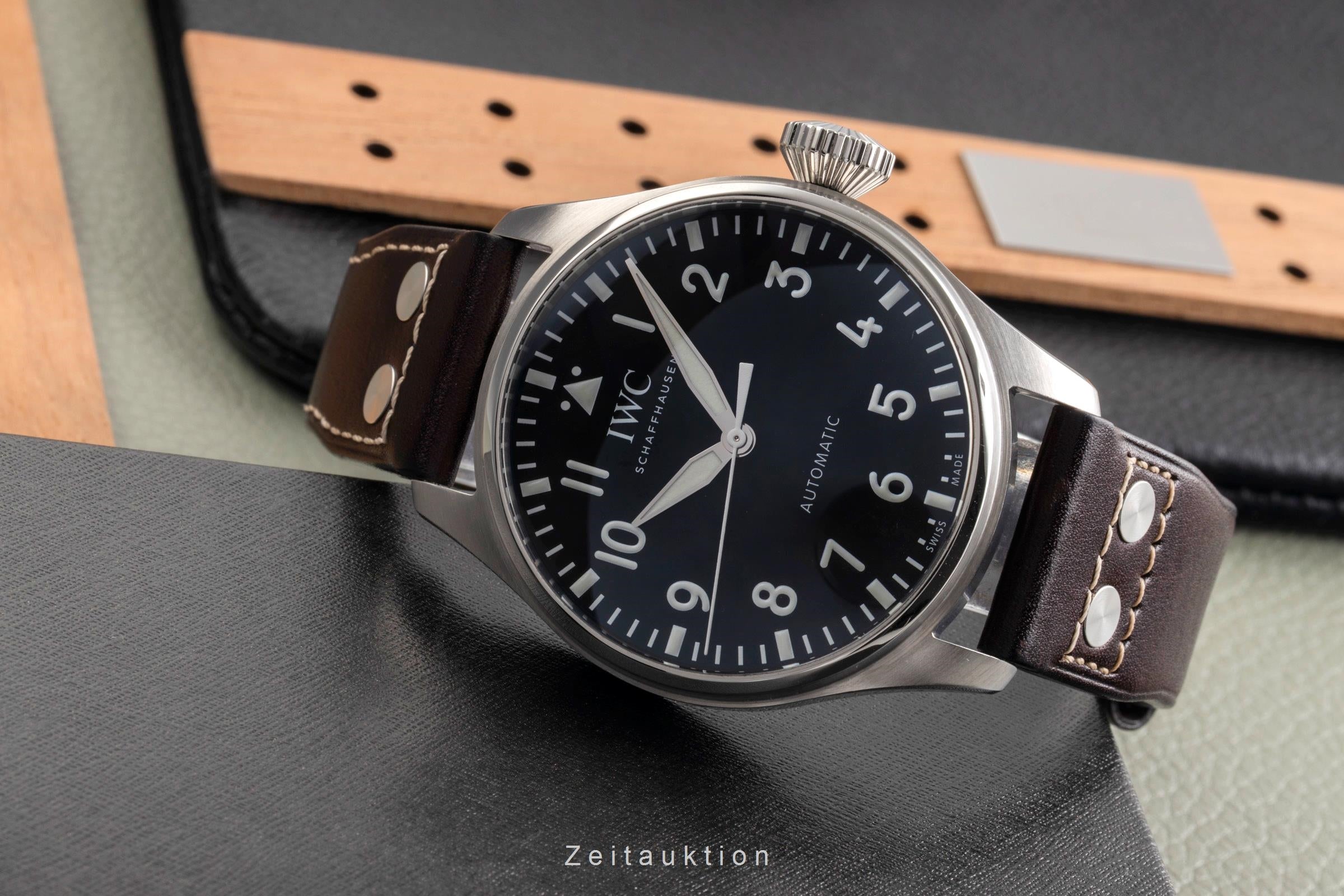 IWC Big Pilot acciaio automatismo orologio da uomo IW329301 LP: 9600EUR  [2504379]