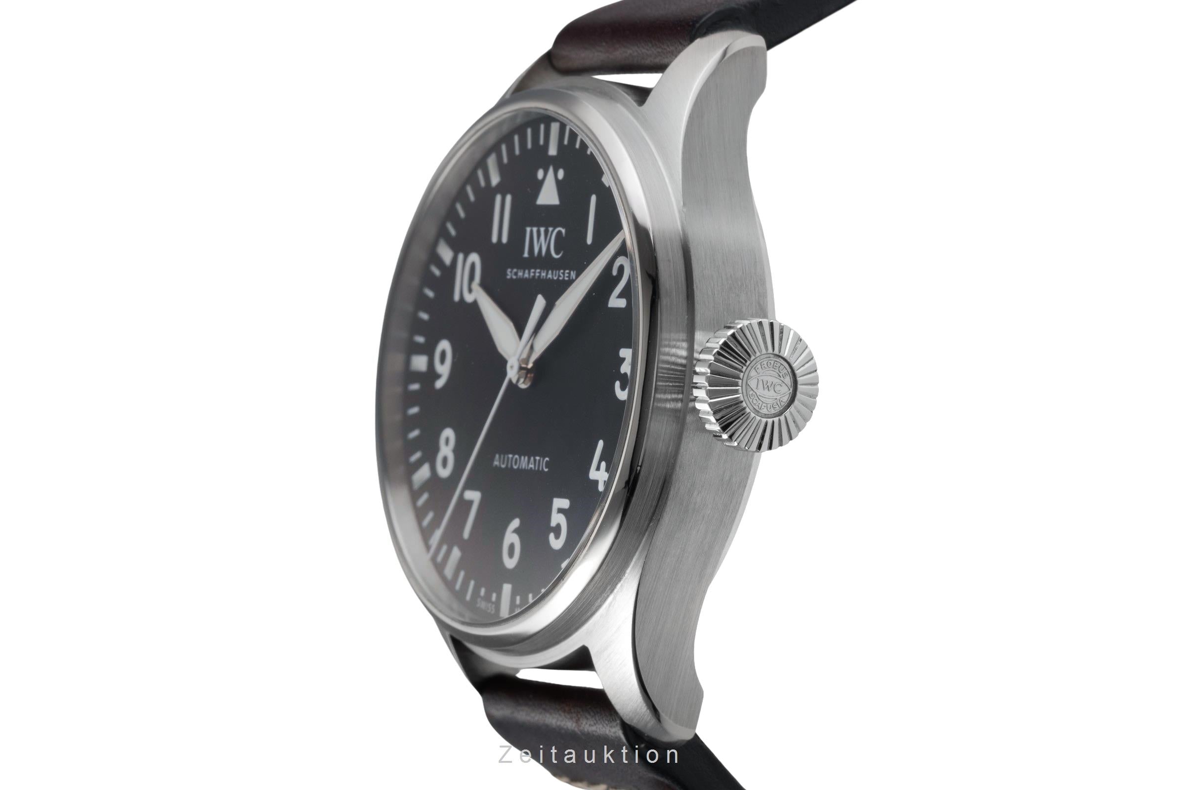 IWC Big Pilot acciaio automatismo orologio da uomo IW329301 LP: 9600EUR  [2504379]