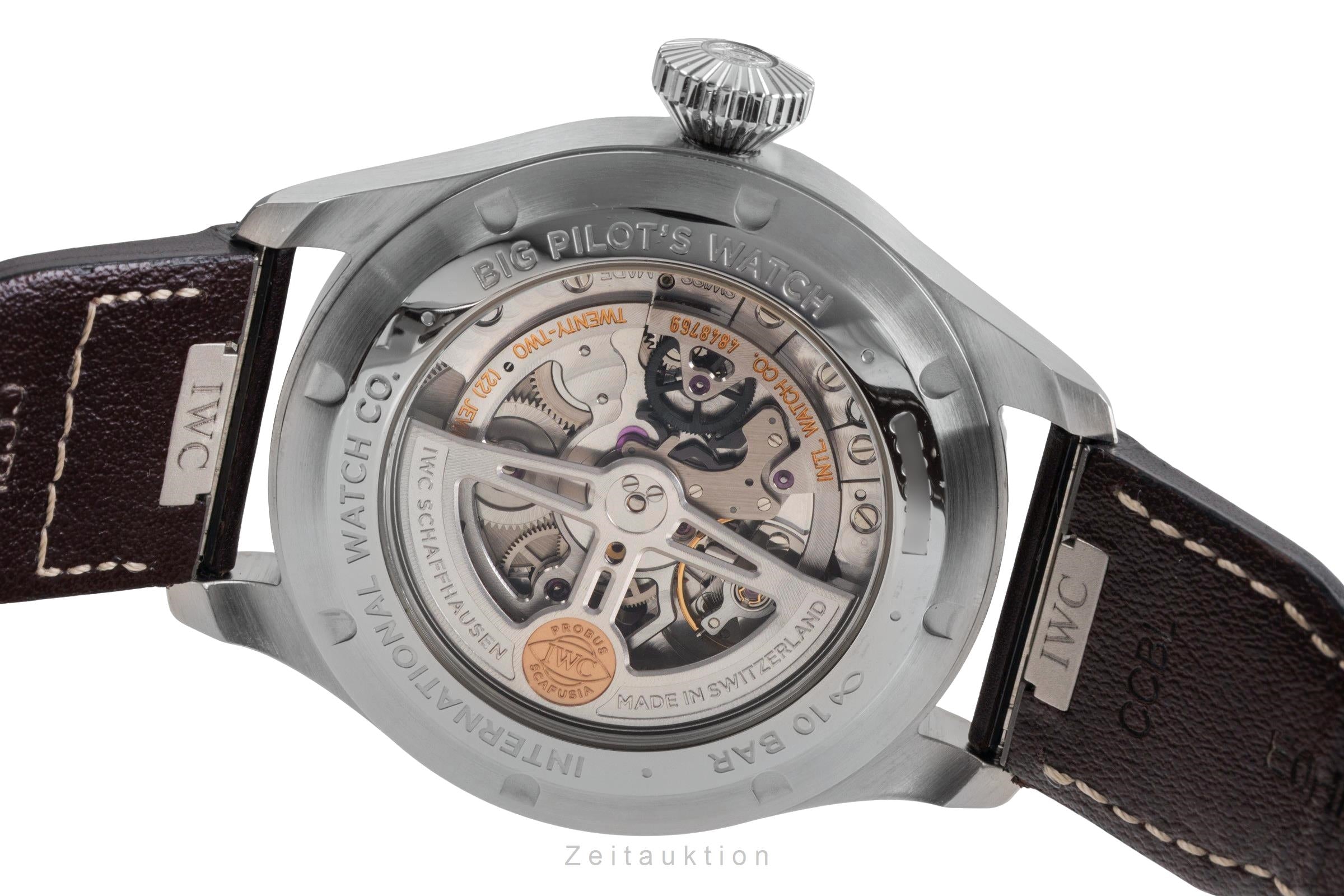 IWC Big Pilot acciaio automatismo orologio da uomo IW329301 LP: 9600EUR  [2504379]