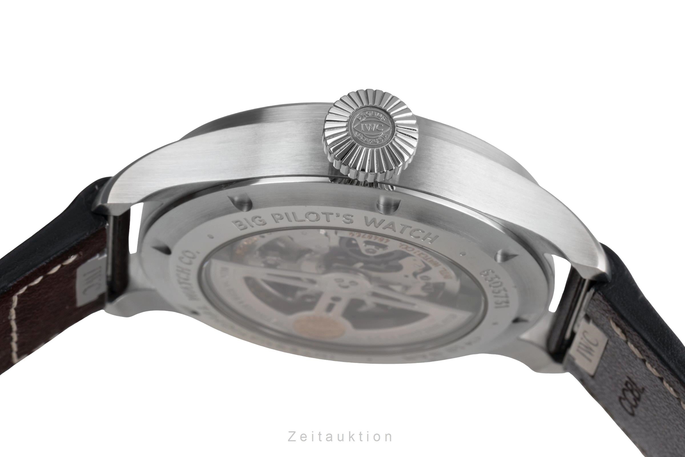 IWC Big Pilot acciaio automatismo orologio da uomo IW329301 LP: 9600EUR  [2504379]