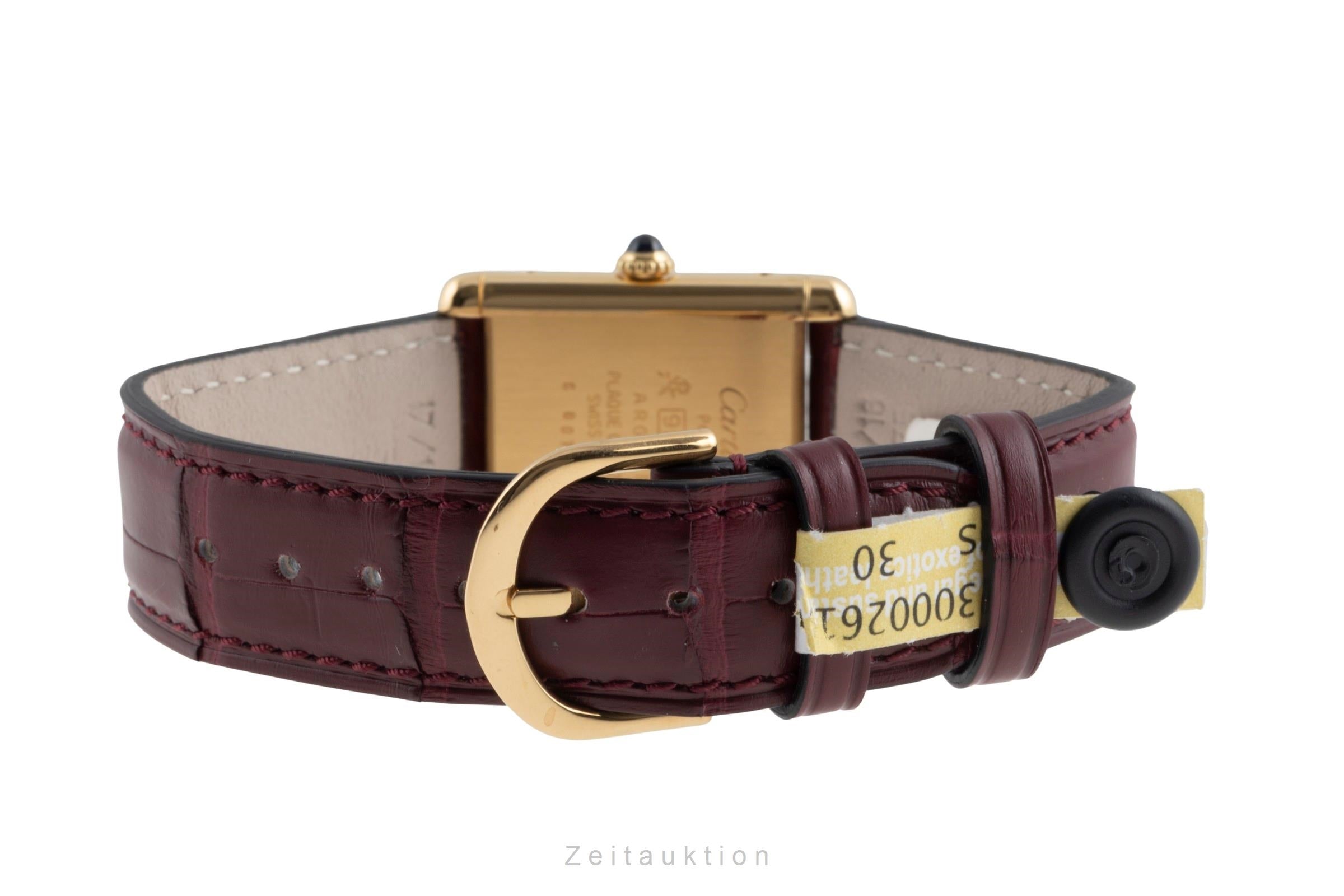 Cartier Tank argent doré à remontage manuel unisexe 6  [2504381]