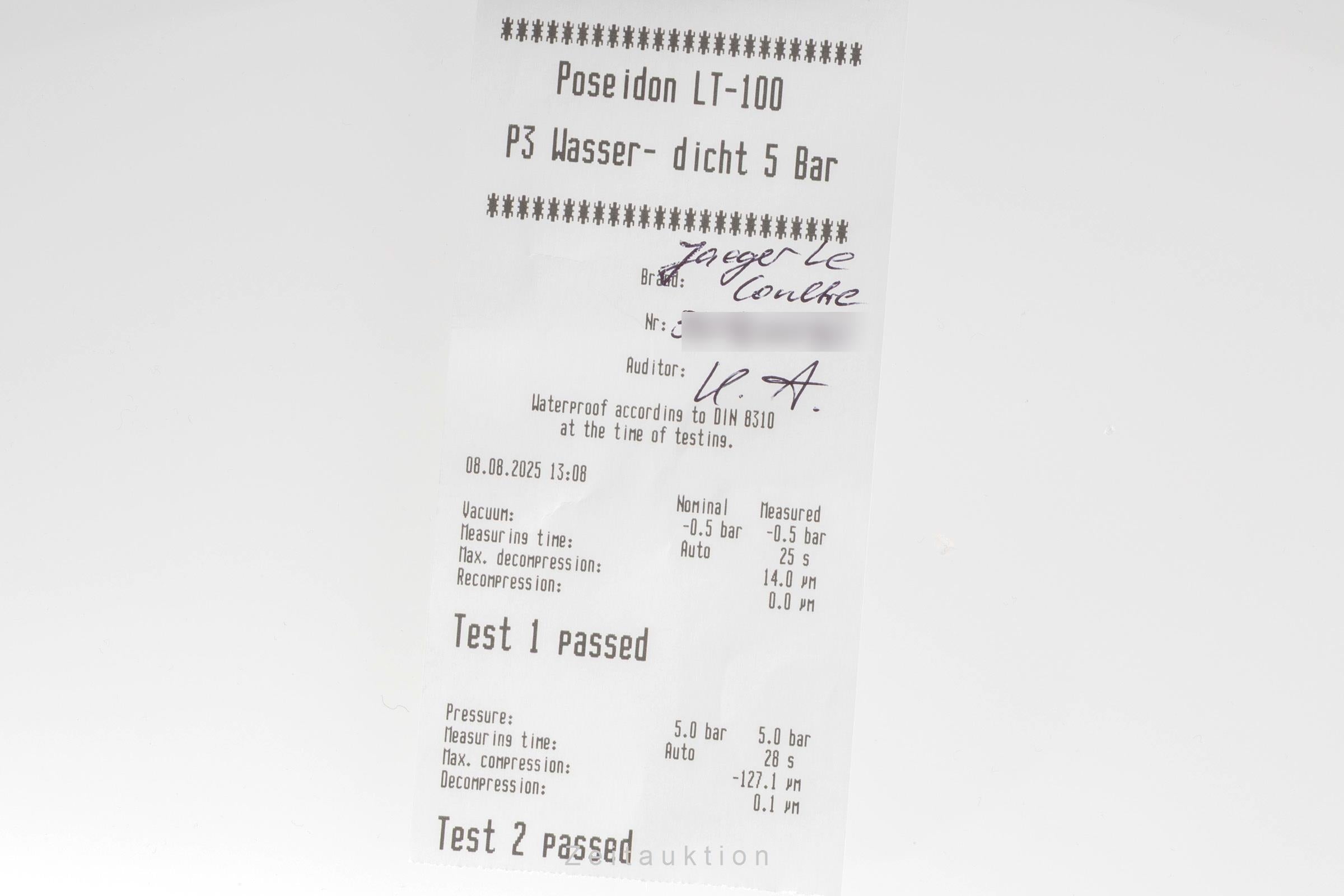 Jaeger LeCoultre Master Control steel automatic men's watch Q4018420  830.8.A0.S  [2504382]