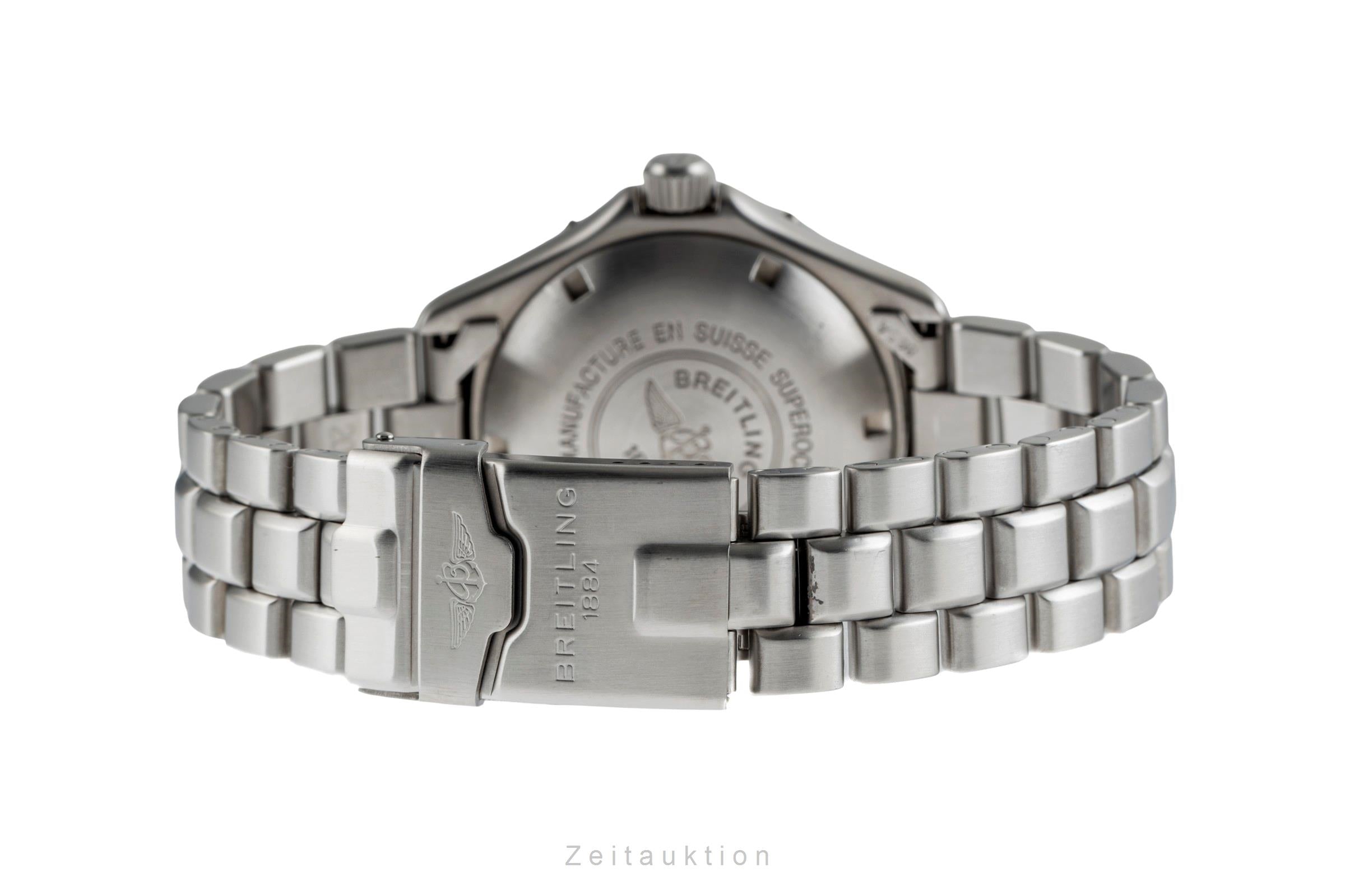 Breitling Superocean Stahl Automatik Herrenuhr Ref. A17045 Box & Papiere 1998 [2504383]