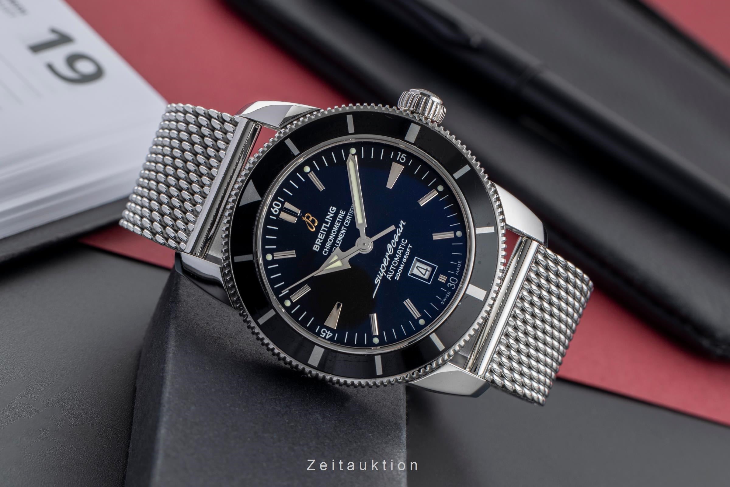 Breitling Superocean Heritage 46 acier automatique montre pour hommes A1732024/ B868 LP: 6400EUR  [2504386]