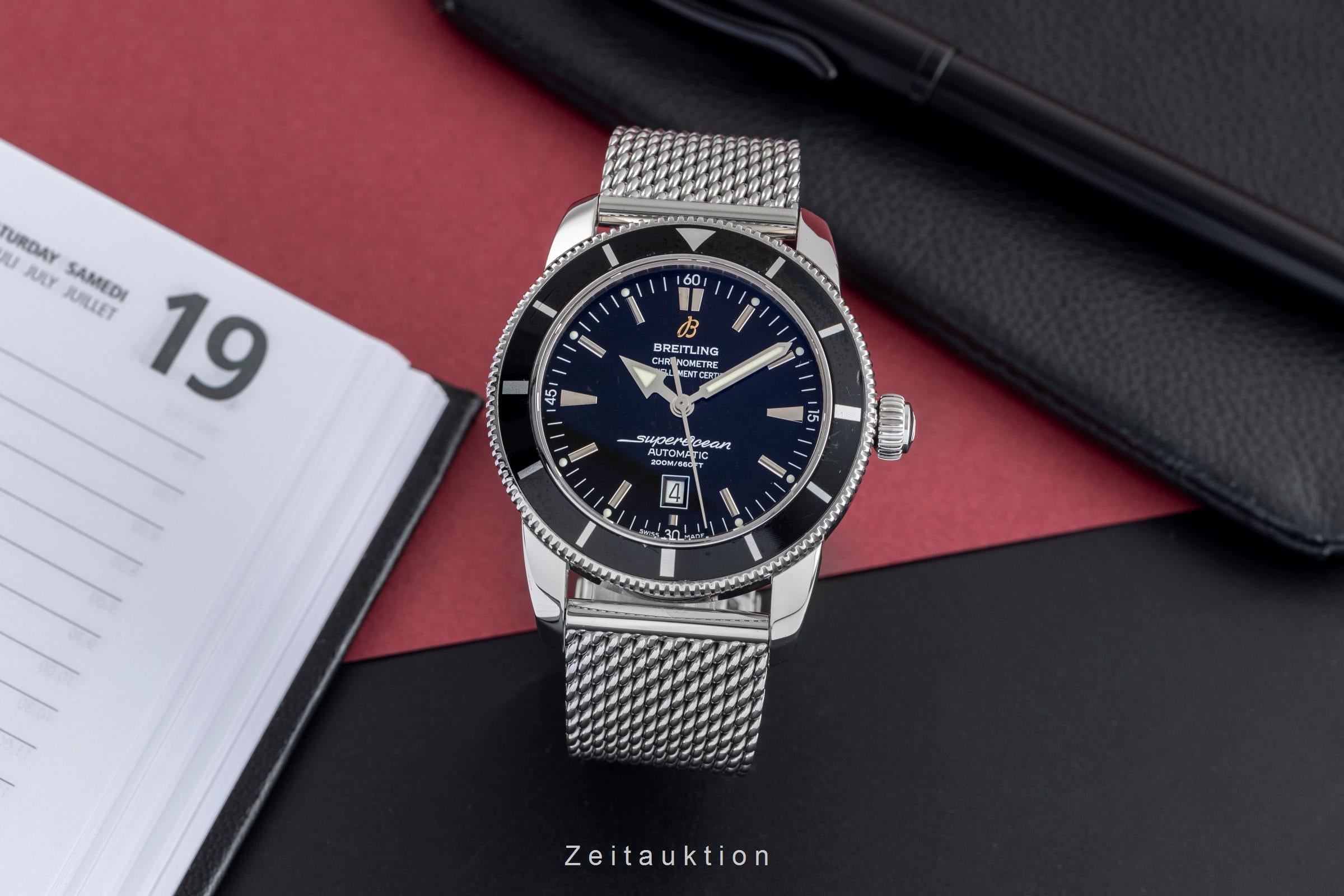 Breitling Superocean Heritage 46 acier automatique montre pour hommes A1732024/ B868 LP: 6400EUR  [2504386]