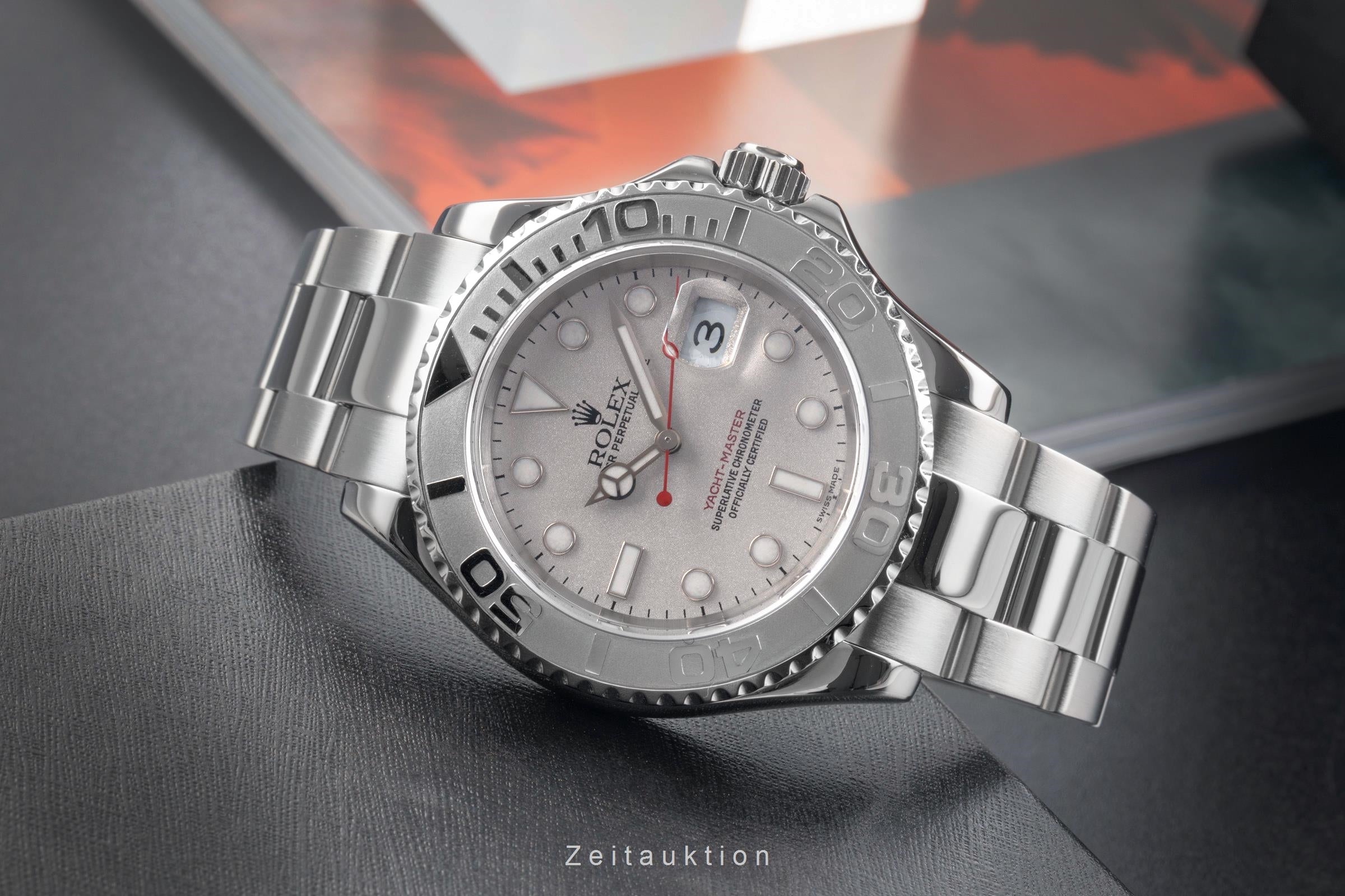 Rolex Yacht-Master steel / platinium automatic men's watch 16622  [2504387]