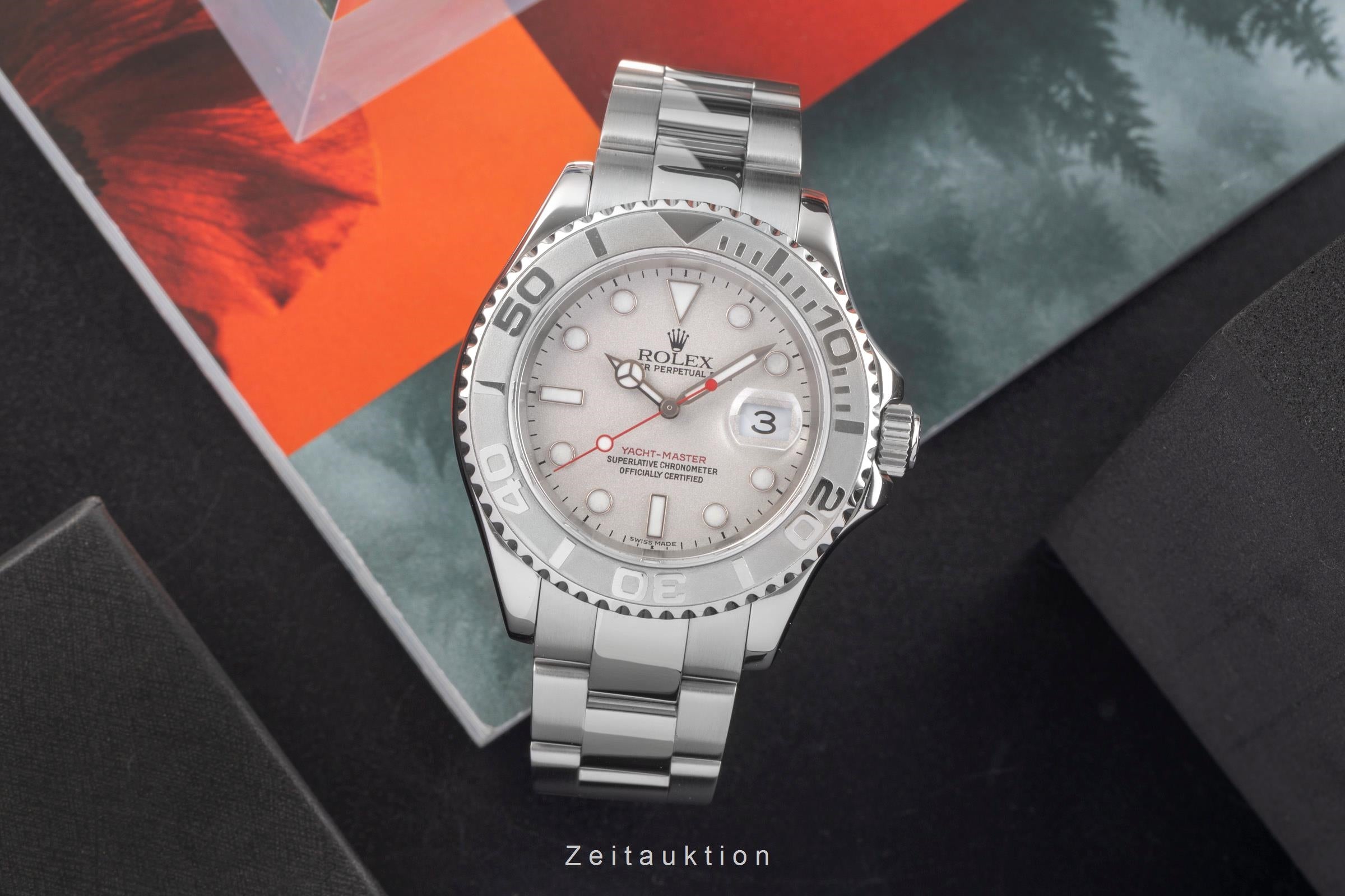Rolex Yacht-Master steel / platinium automatic men's watch 16622  [2504387]