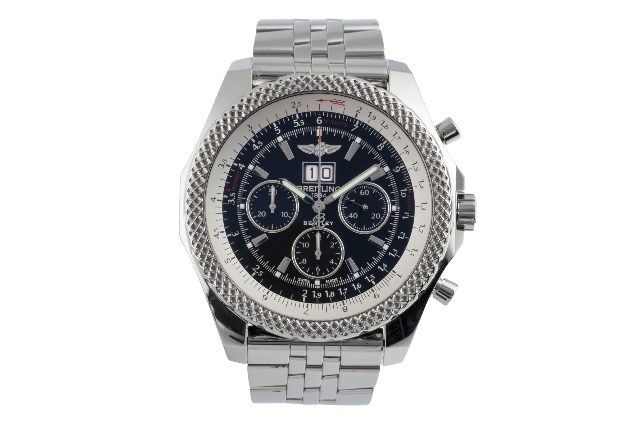 Breitling Bentley chronograph steel automatic men's watch A44364  [2504389]