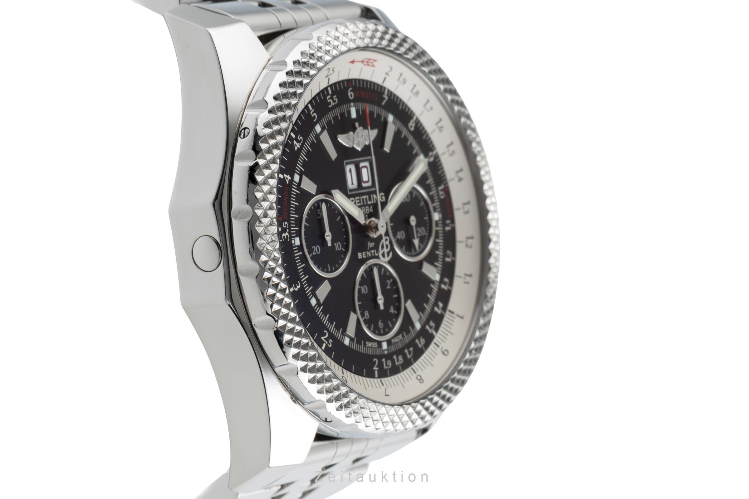 ヒデ　　　　　BREITLING タバリー 稼働　メンズ腕時計 Breitling Bentley chronograph steel automatic Kal. B44 Ref. A44364