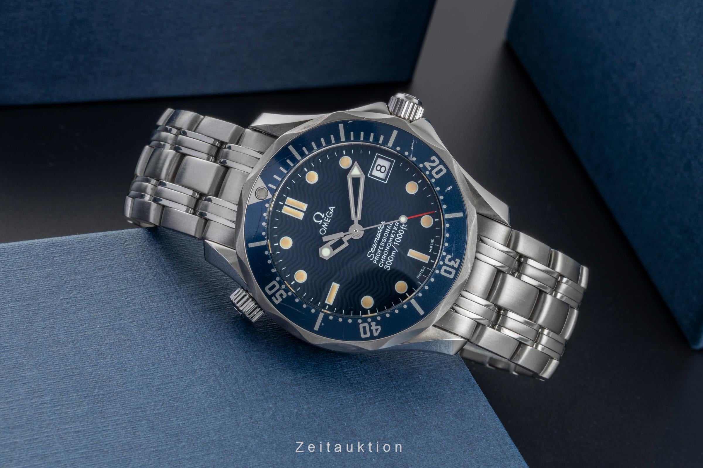 Omega Seamaster acero automático reloj para caballeros 2551.80.00  [2504390]