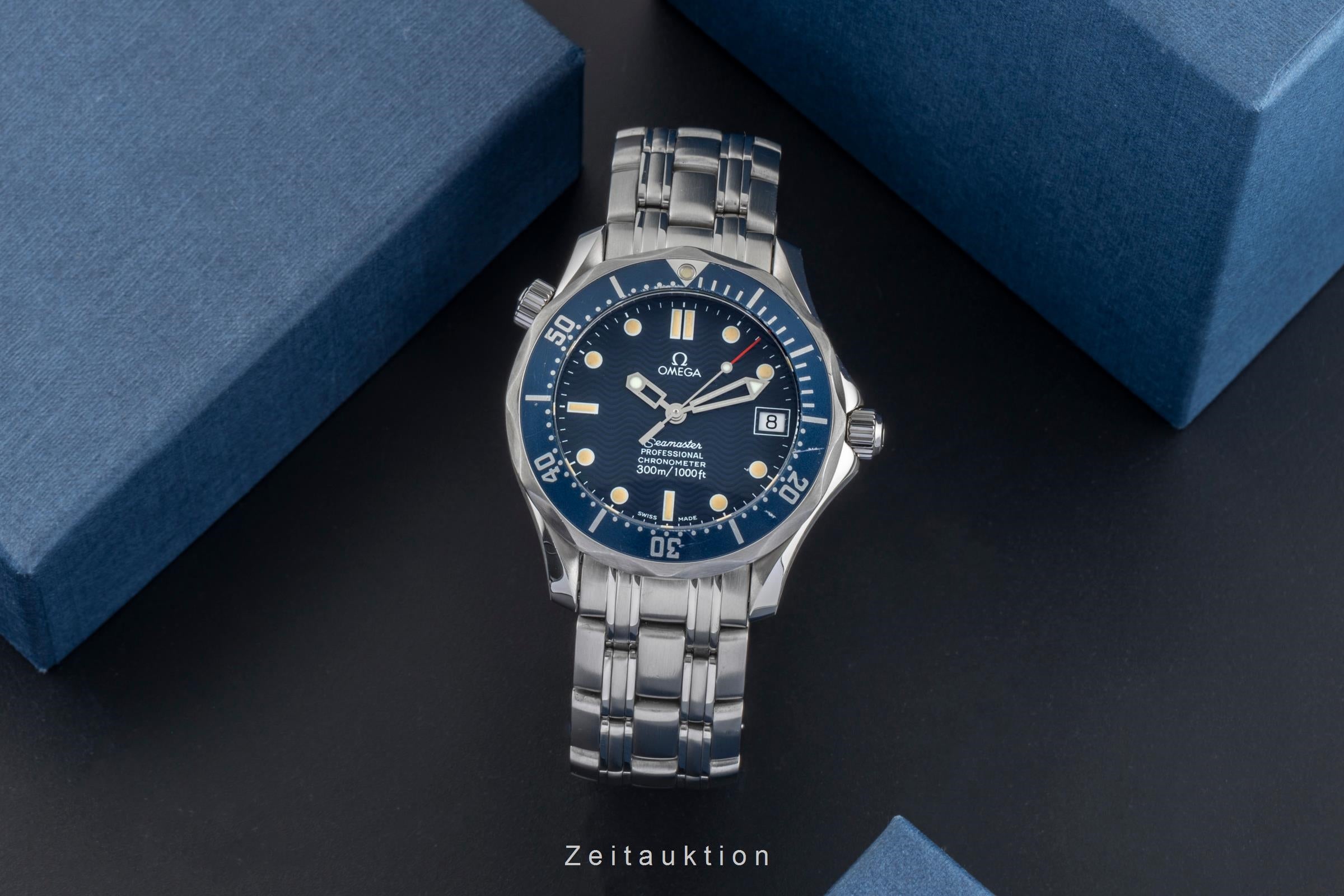 Omega Seamaster acero automático reloj para caballeros 2551.80.00  [2504390]