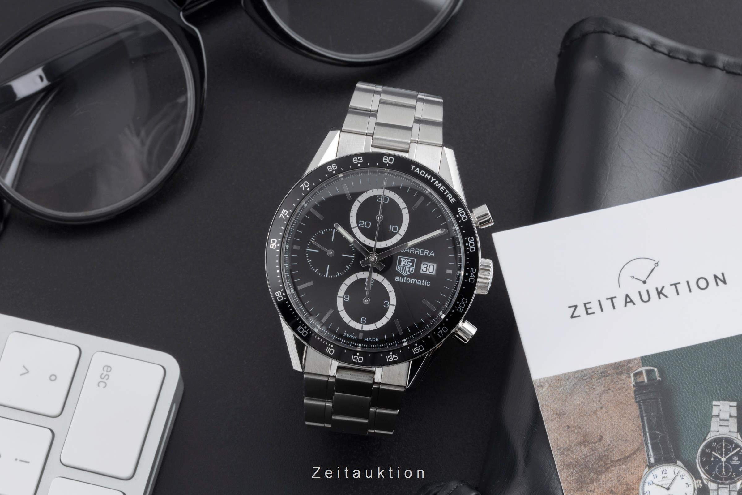 Tag Heuer Carrera Chronograph Stahl Automatik Herrenuhr Ref. CV2010.BA0788  [2504391]