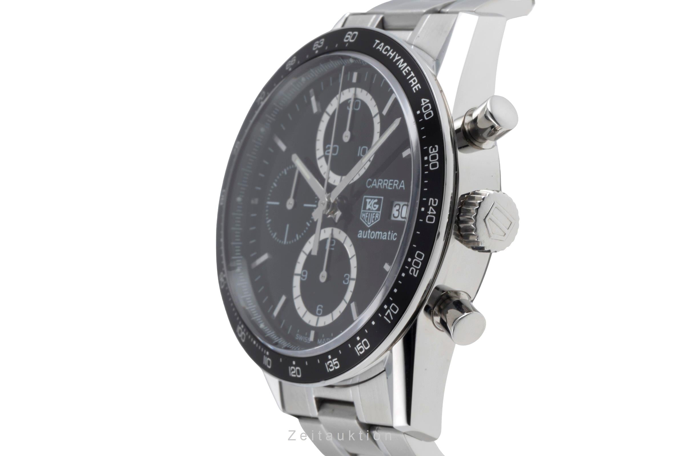 Tag Heuer Carrera Chronograph Stahl Automatik Herrenuhr Ref. CV2010.BA0788  [2504391]
