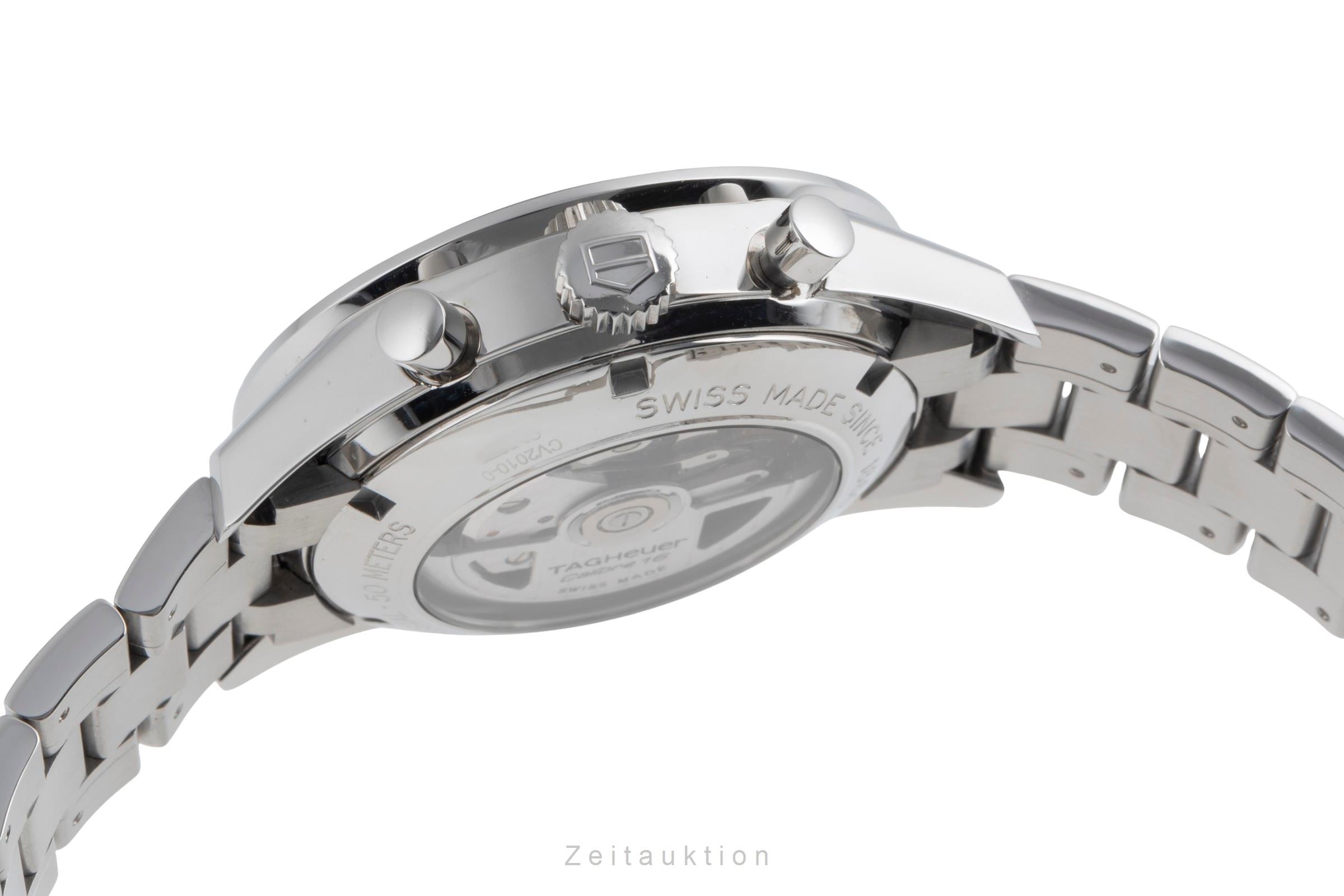 Tag Heuer Carrera Chronograph Stahl Automatik Herrenuhr Ref. CV2010.BA0788  [2504391]