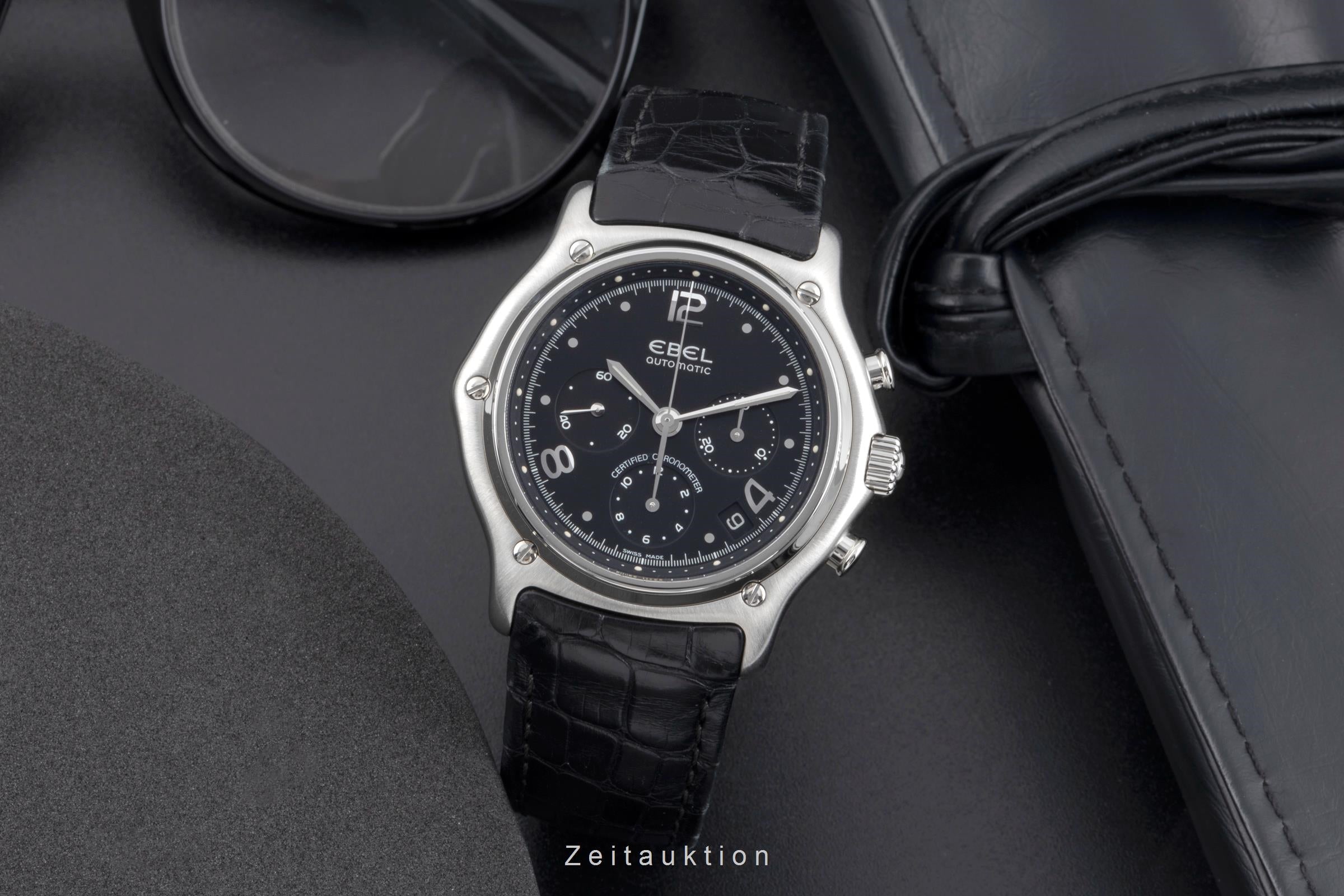 Ebel Le Modulor chronograph steel automatic men's watch 9137240  [2504392]