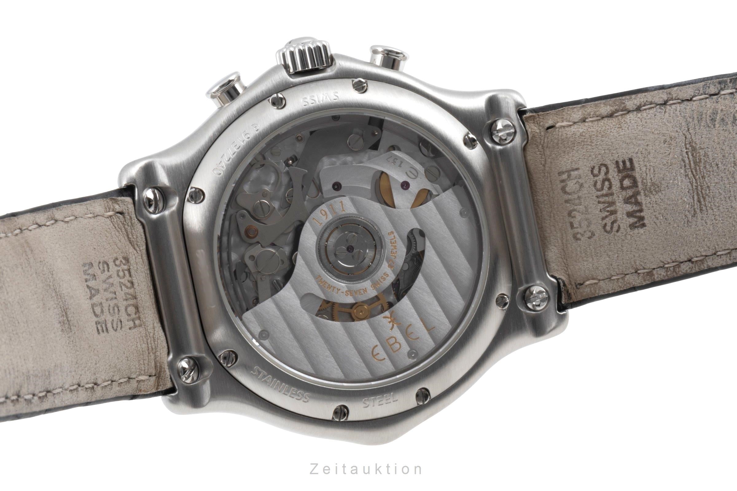 Ebel Le Modulor chronograph steel automatic men's watch 9137240  [2504392]