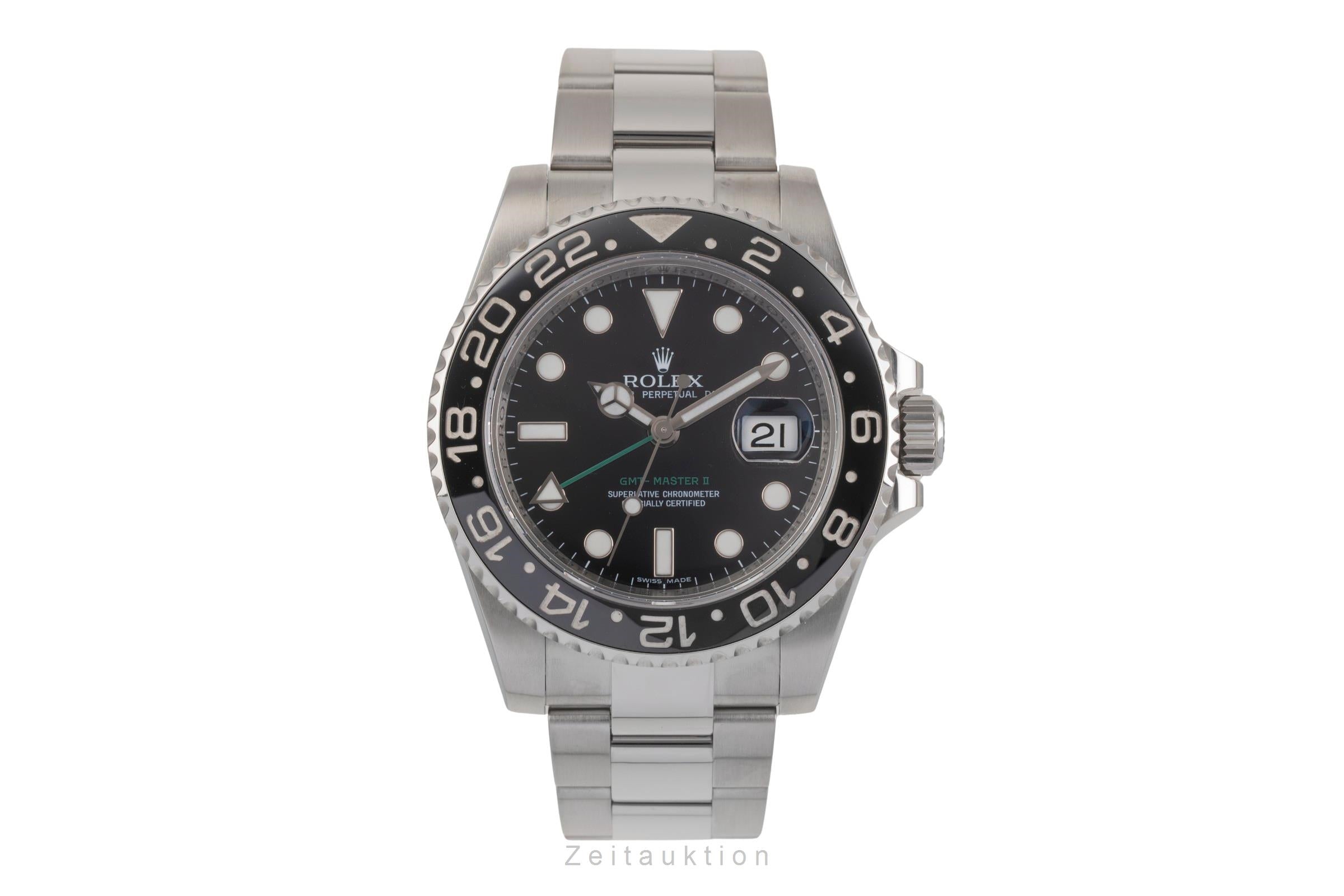 Rolex GMT-Master II steel automatic men's watch 116710LN  [2504395]