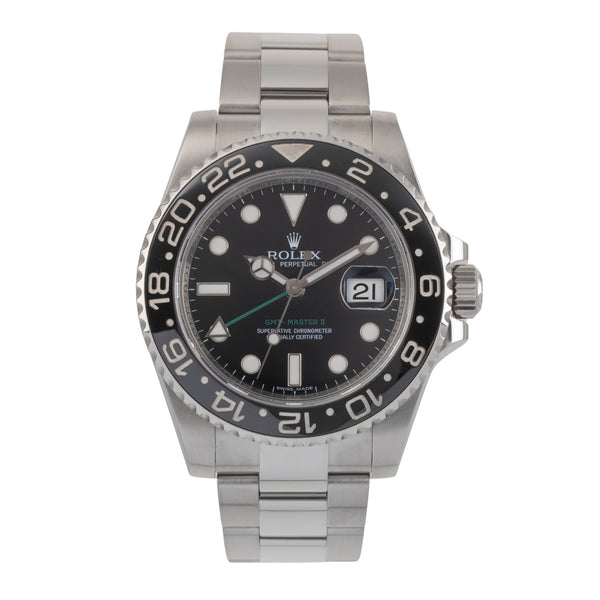 Rolex GMT-Master II steel automatic men's watch 116710LN  [2504395]
