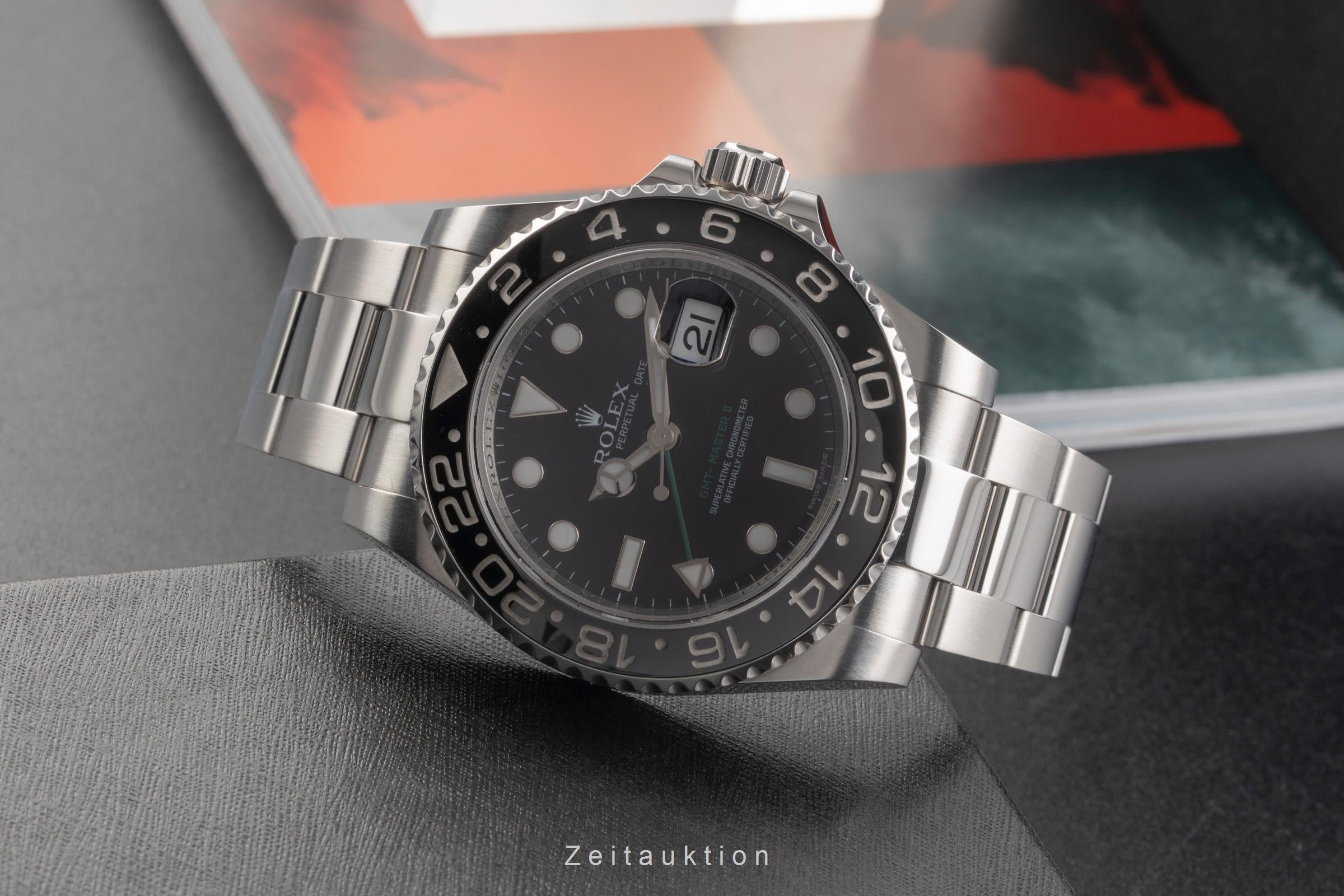 Rolex GMT-Master II steel automatic men's watch 116710LN  [2504395]