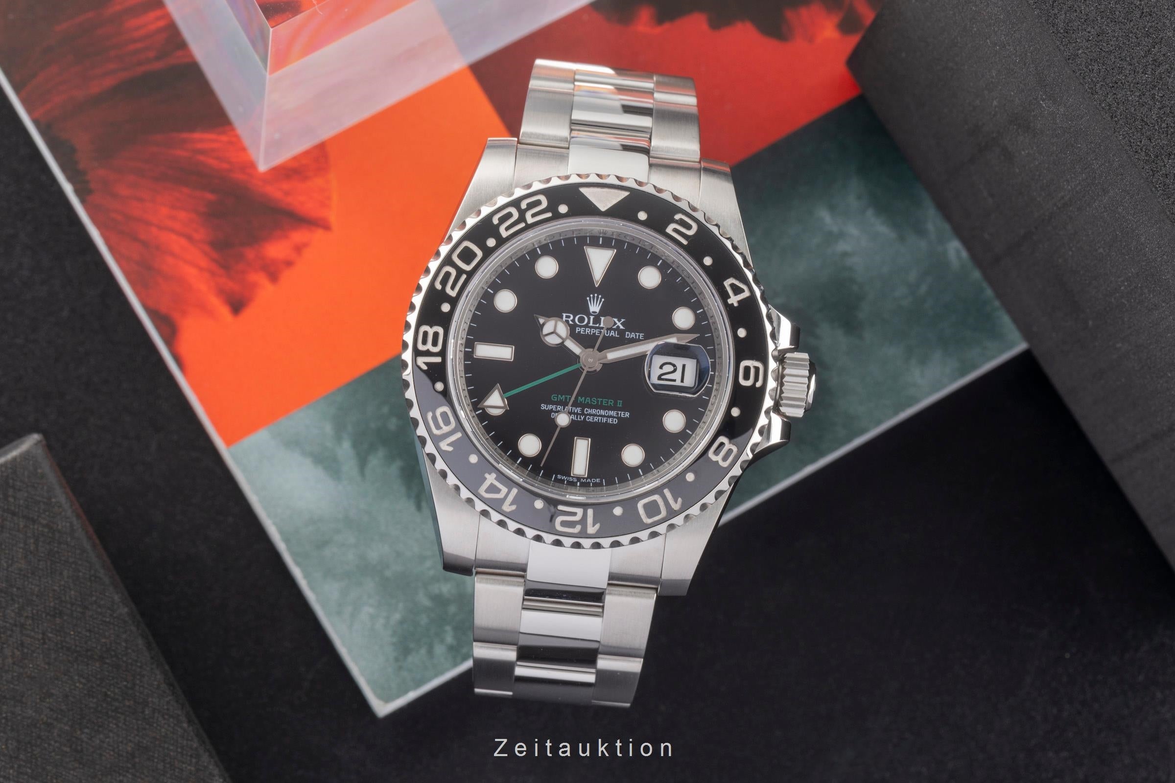 Rolex GMT-Master II steel automatic men's watch 116710LN  [2504395]