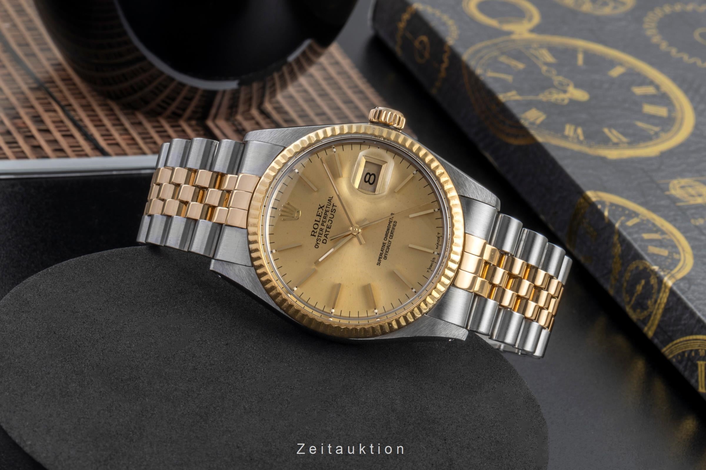Rolex Datejust acero / oro automático reloj para caballeros 16013  [2504398]