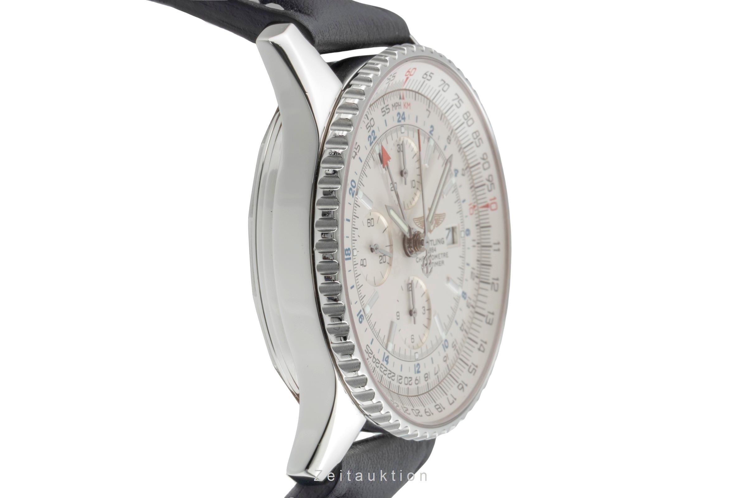 Breitling Navitimer World chronographe acier automatique montre pour hommes A24322  [2504402]