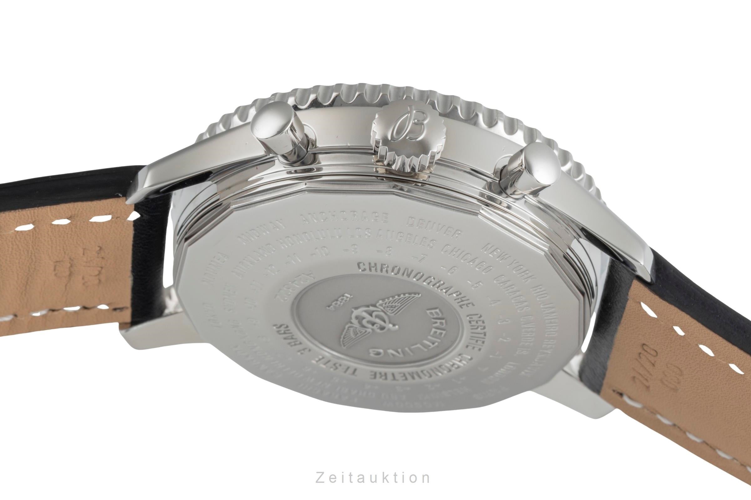 Breitling Navitimer World chronographe acier automatique montre pour hommes A24322  [2504402]