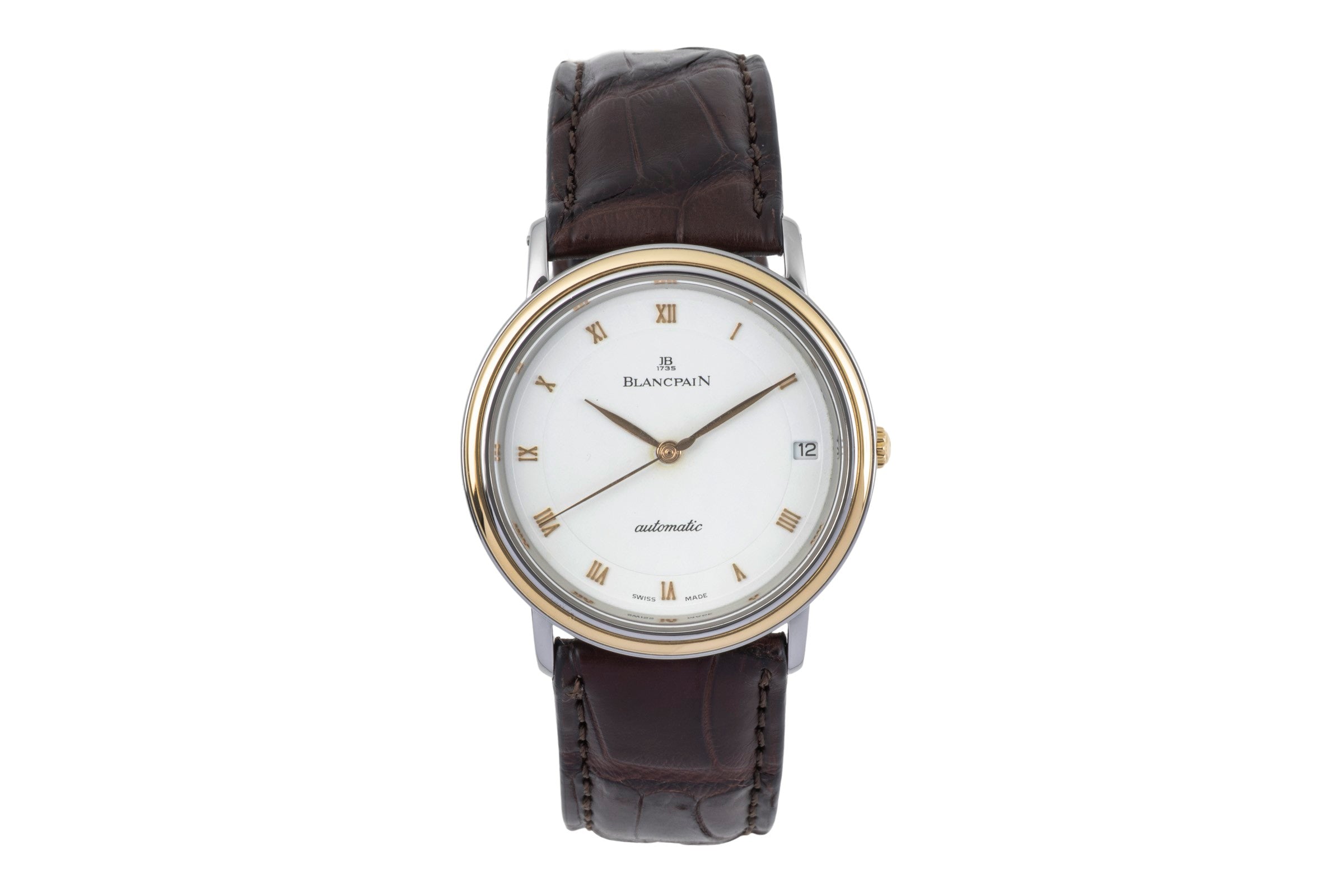 Blancpain Villeret acier / or  automatique montre pour hommes 0095-1318-58  [2504403]