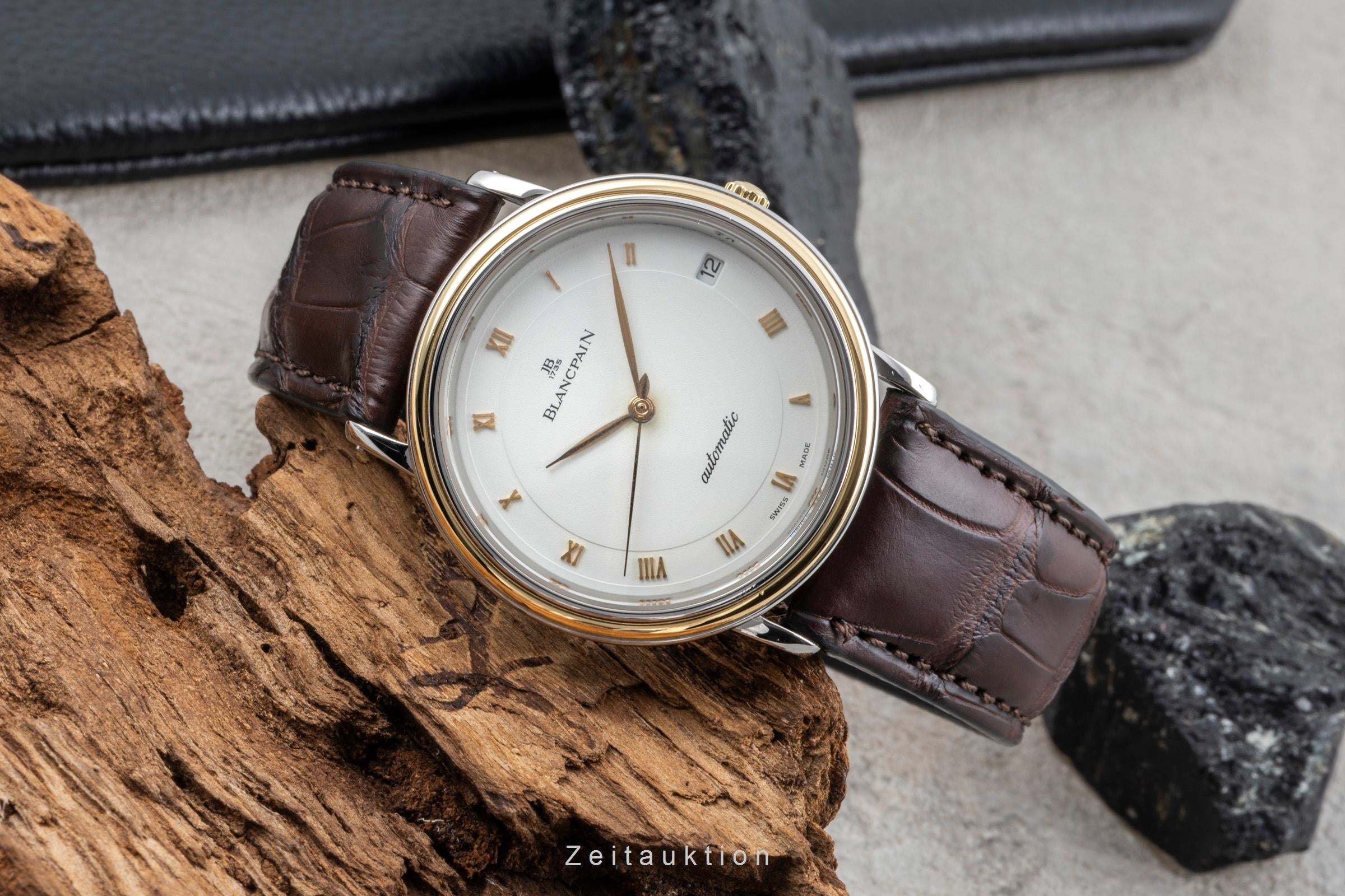 Blancpain Villeret acero / oro automático reloj para caballeros 0095-1318-58  [2504403]