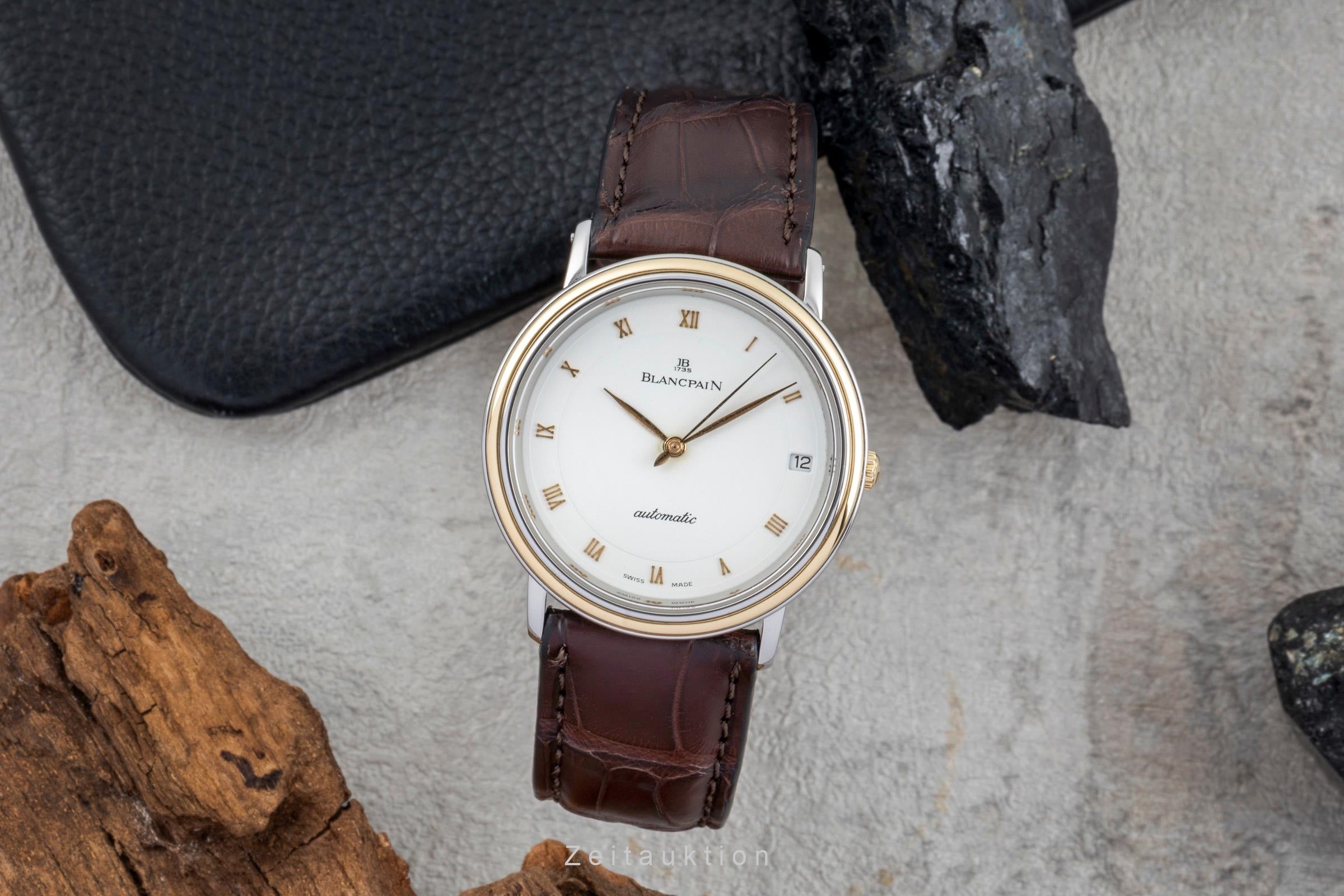 Blancpain Villeret acero / oro automático reloj para caballeros 0095-1318-58  [2504403]