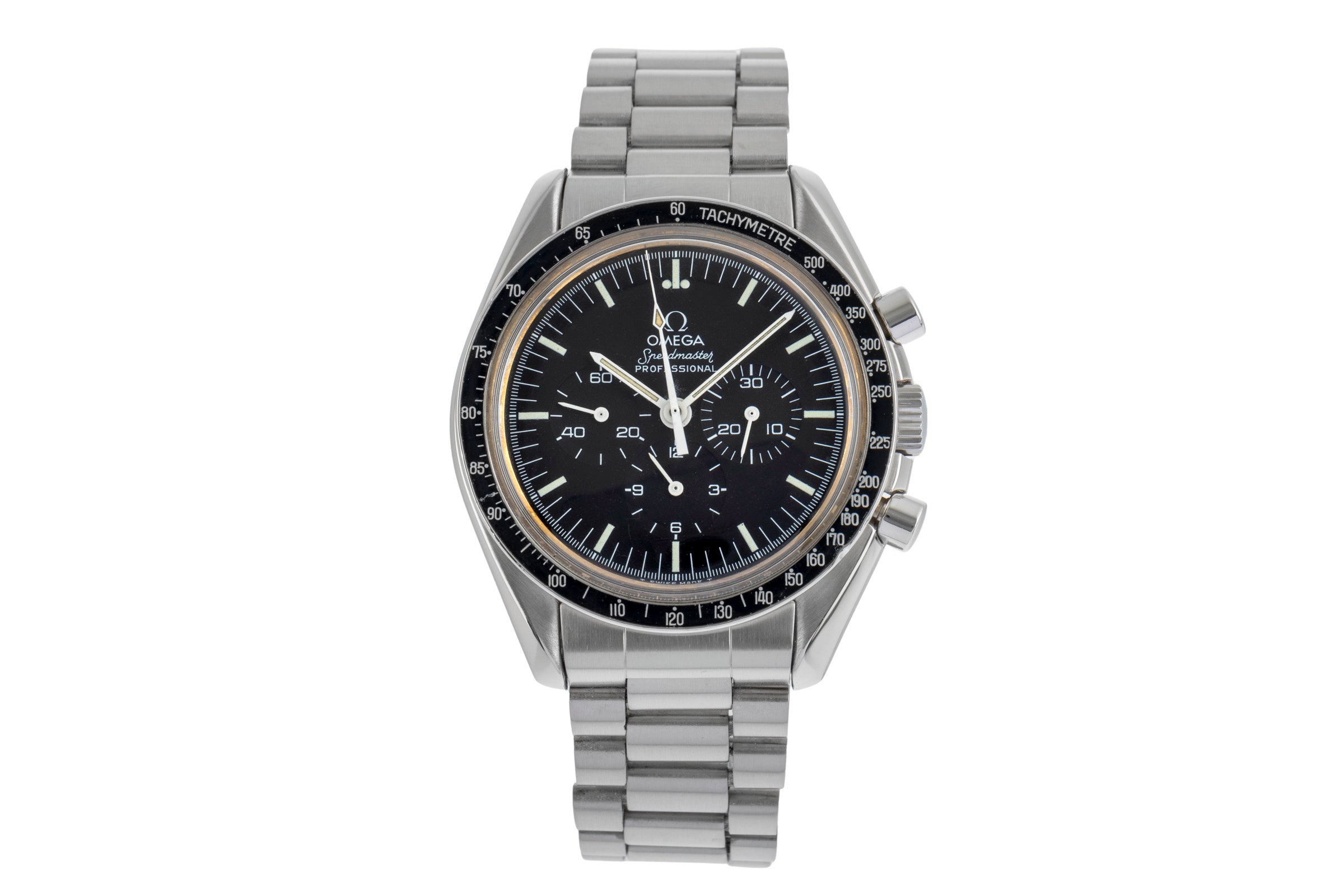 Omega Speedmaster Moonwatch acier à remontage manuel montre pour hommes 145.0022 LP: 7600EUR Vintage  [2504405]