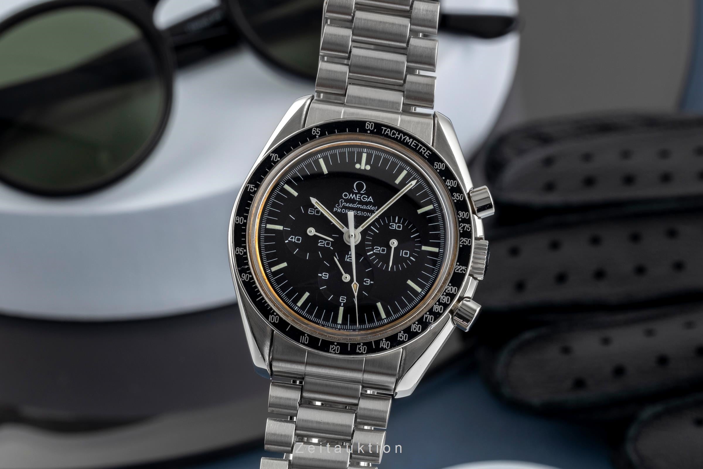 Omega Speedmaster Moonwatch acier à remontage manuel montre pour hommes 145.0022 LP: 7600EUR Vintage  [2504405]