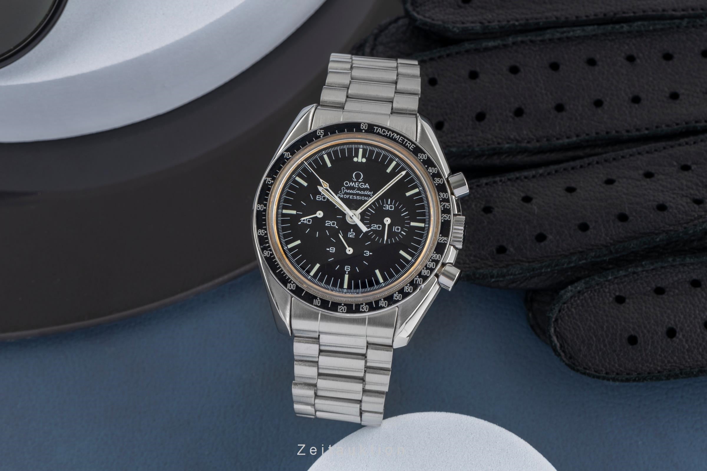 Omega Speedmaster Moonwatch acier à remontage manuel montre pour hommes 145.0022 LP: 7600EUR Vintage  [2504405]